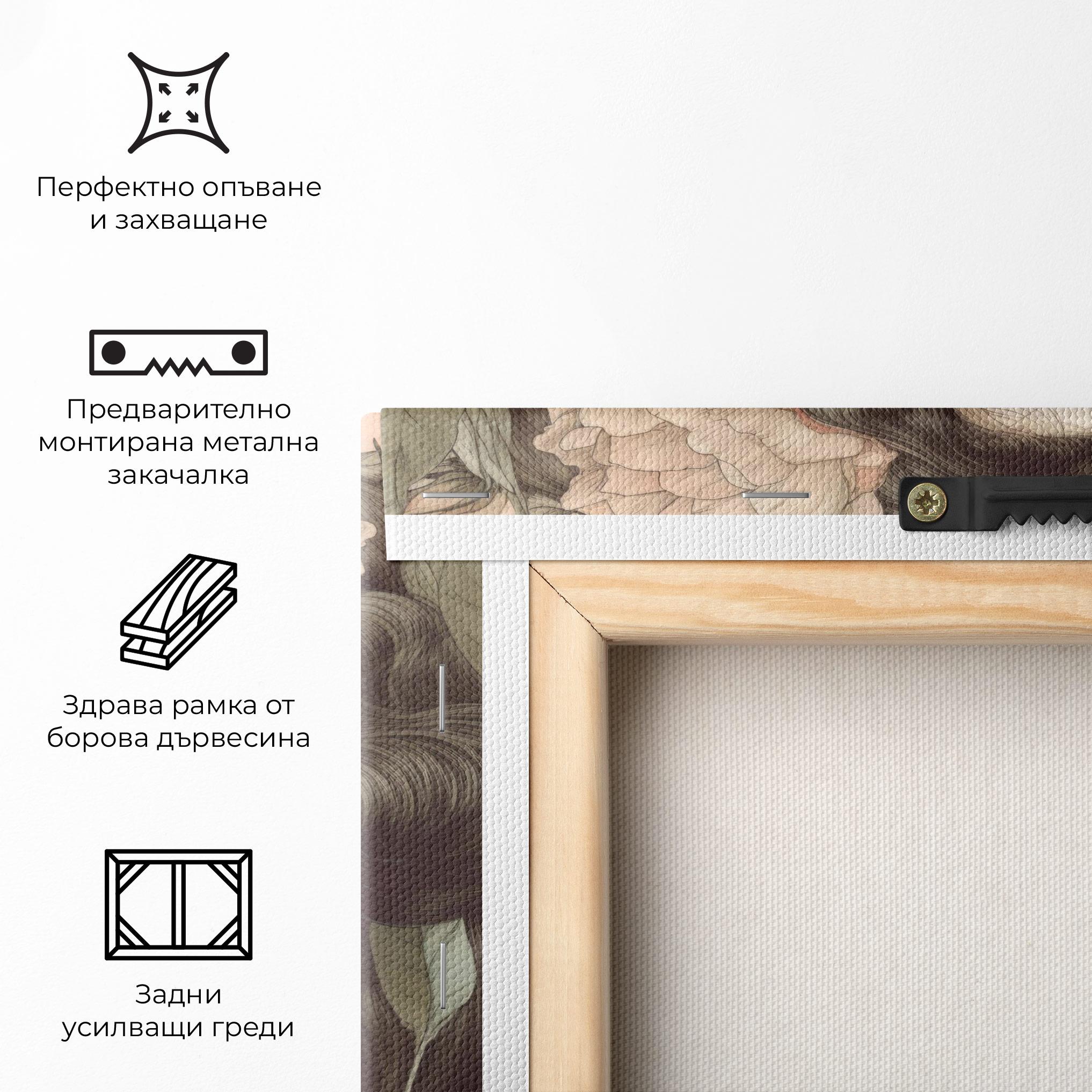 Картина на платно Beautiful Vintage Portrait mockup 5