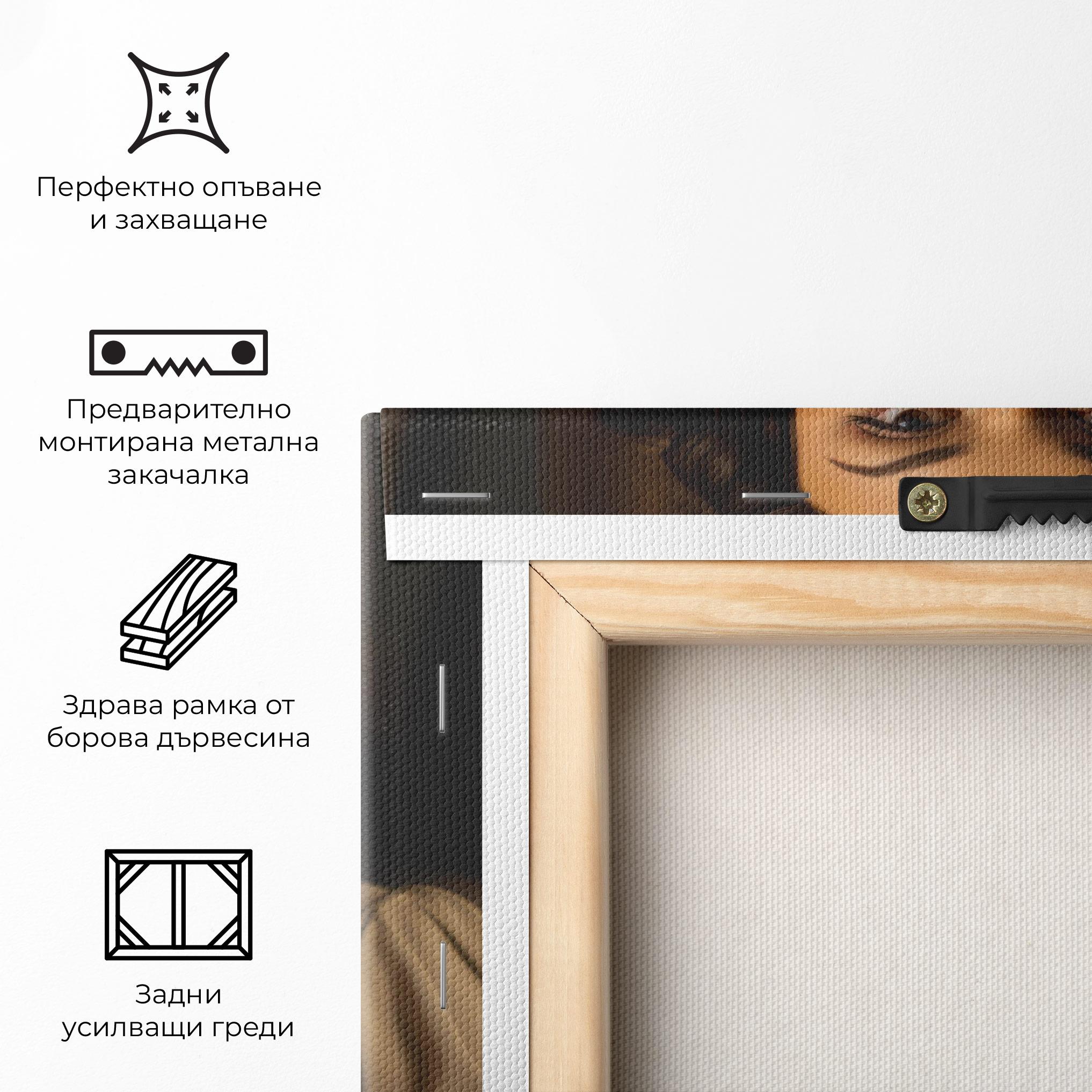 Картина на платно Beige Vintage Blouse mockup 5