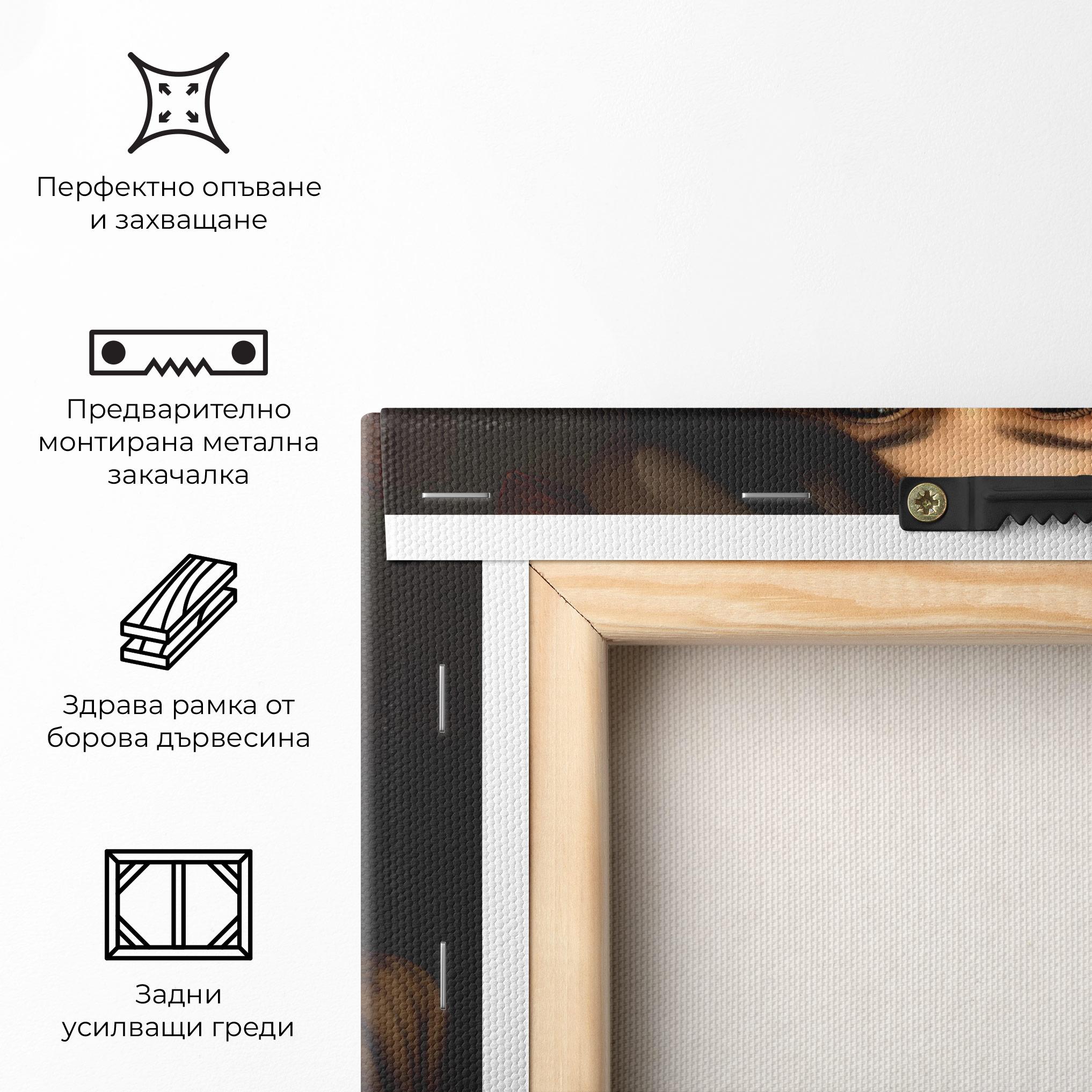 Картина на платно Cream Vintage Hat mockup 5