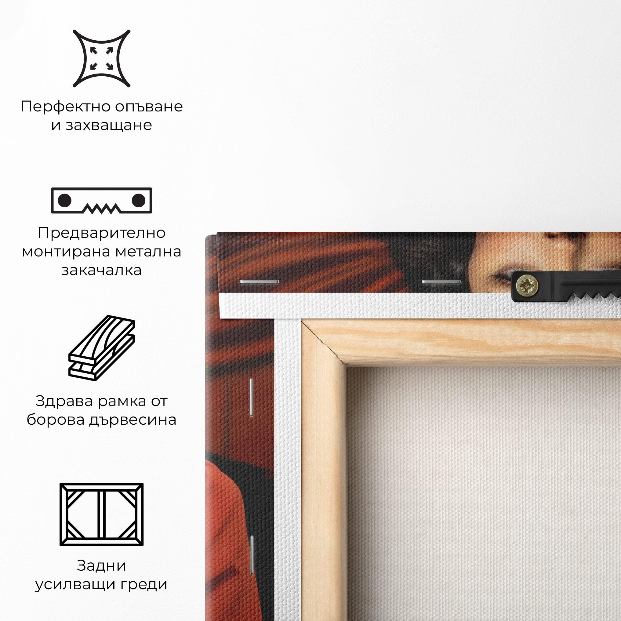 Картина на платно Pretty Red Blouse mockup 5