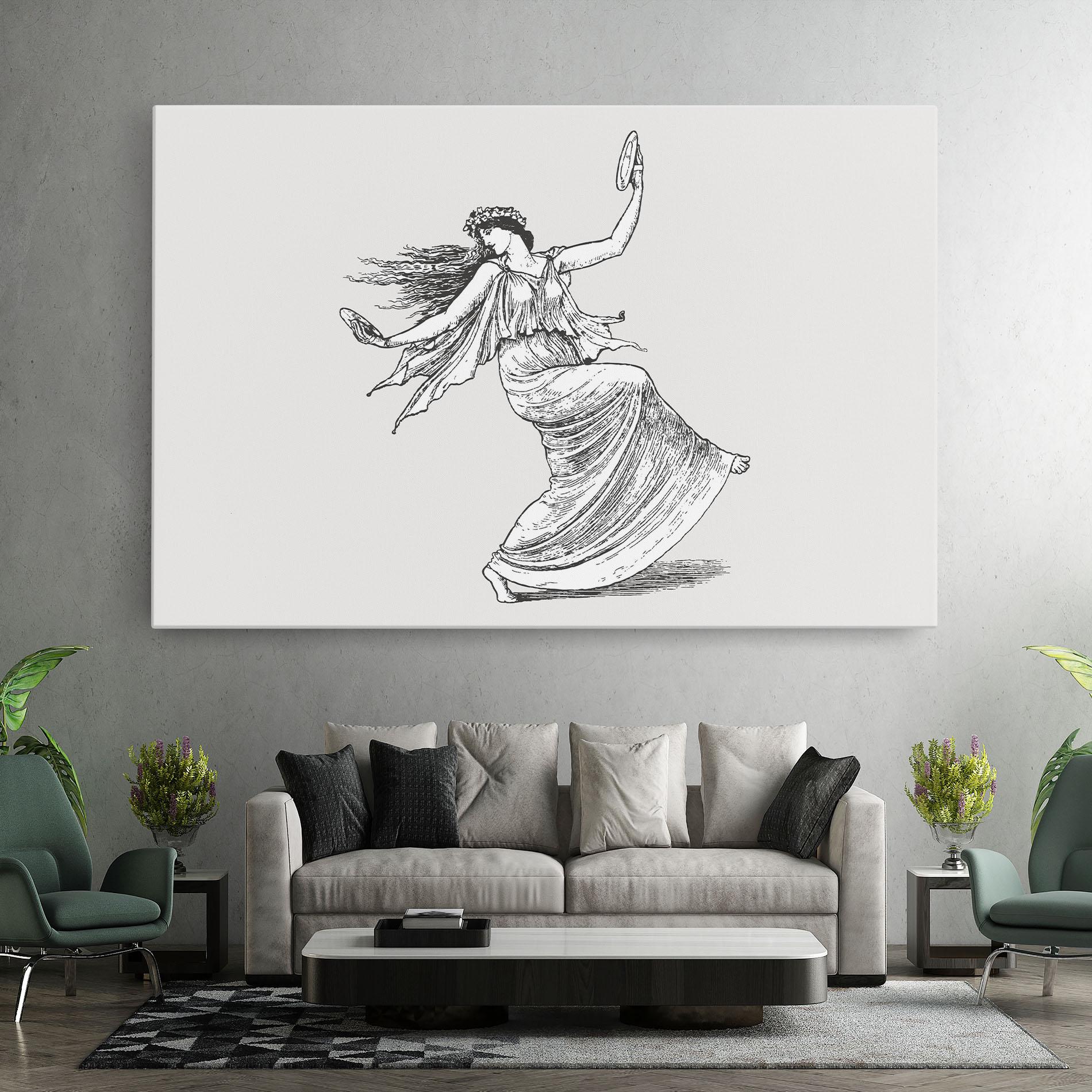 Картина на платно Vintage Dance mockup 7