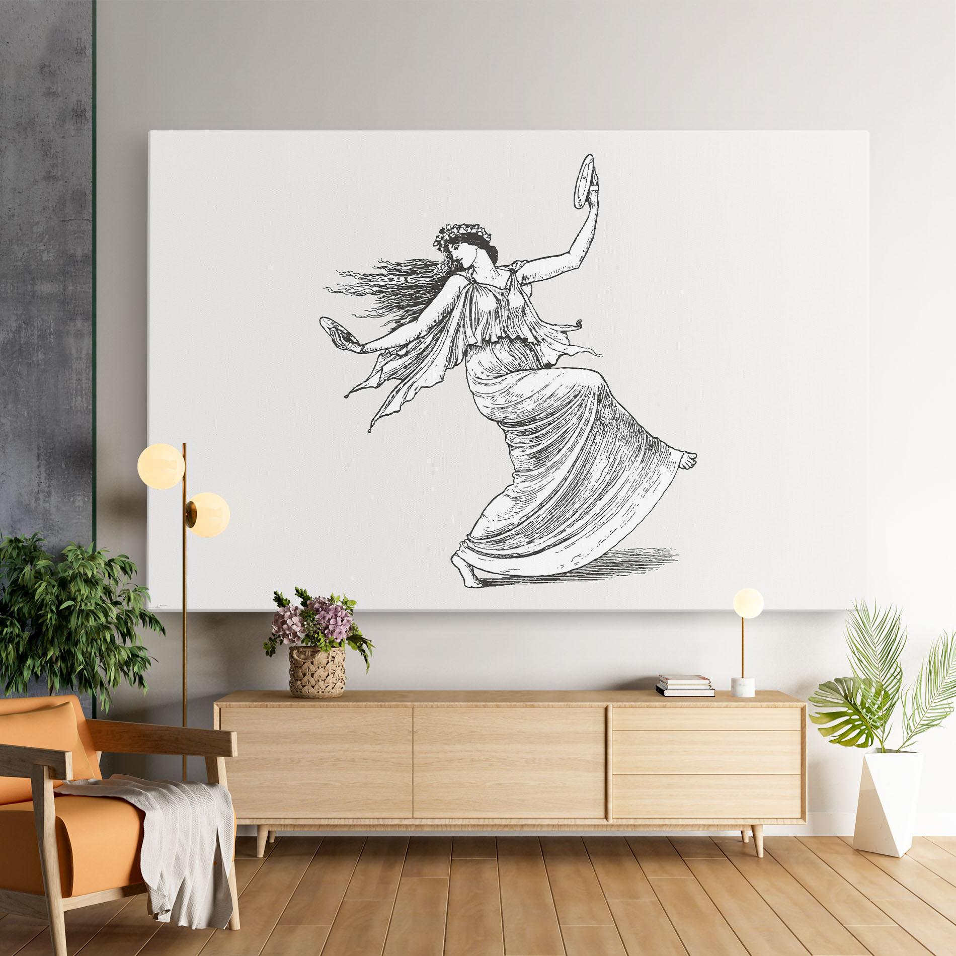 Картина на платно Vintage Dance mockup 9