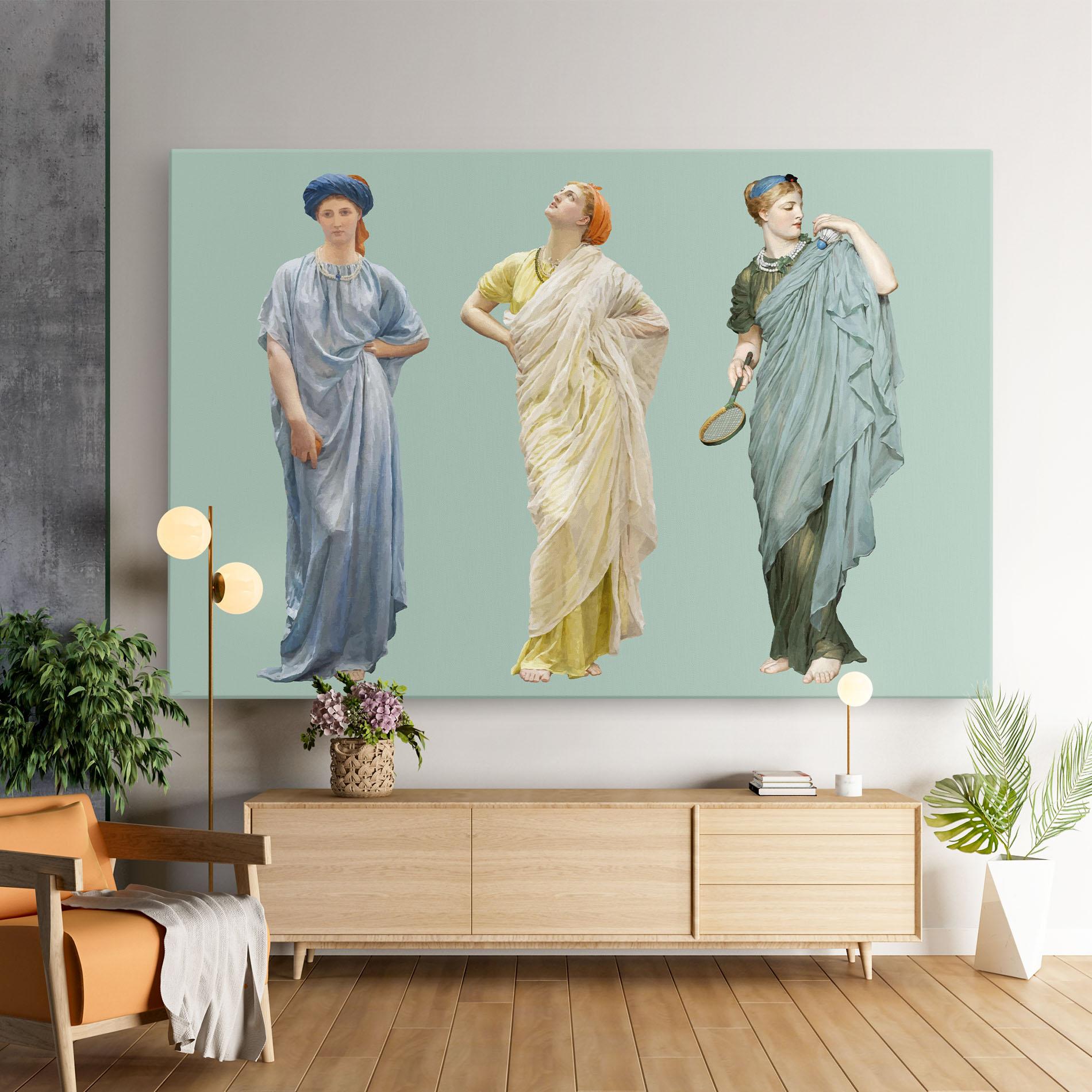 Картина на платно Vintage Looking Up mockup 9