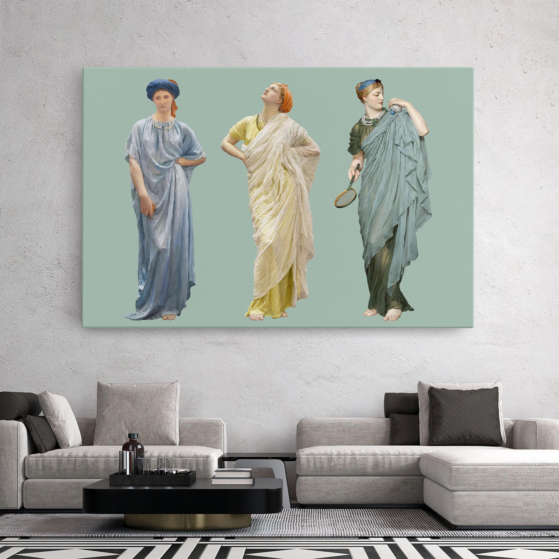 Картина на платно Vintage Looking Up mockup 2