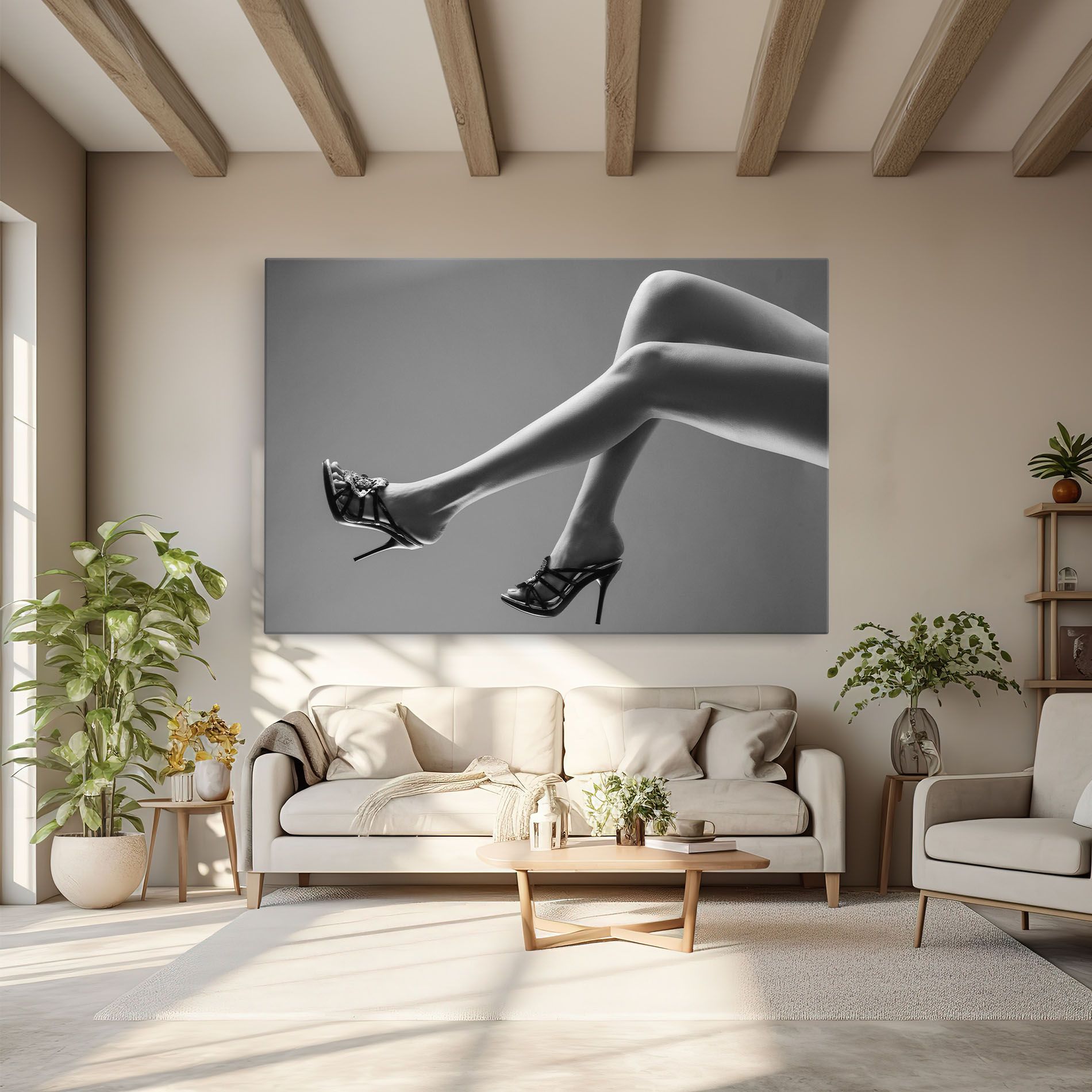 Black Shoes On Grey mockup 6