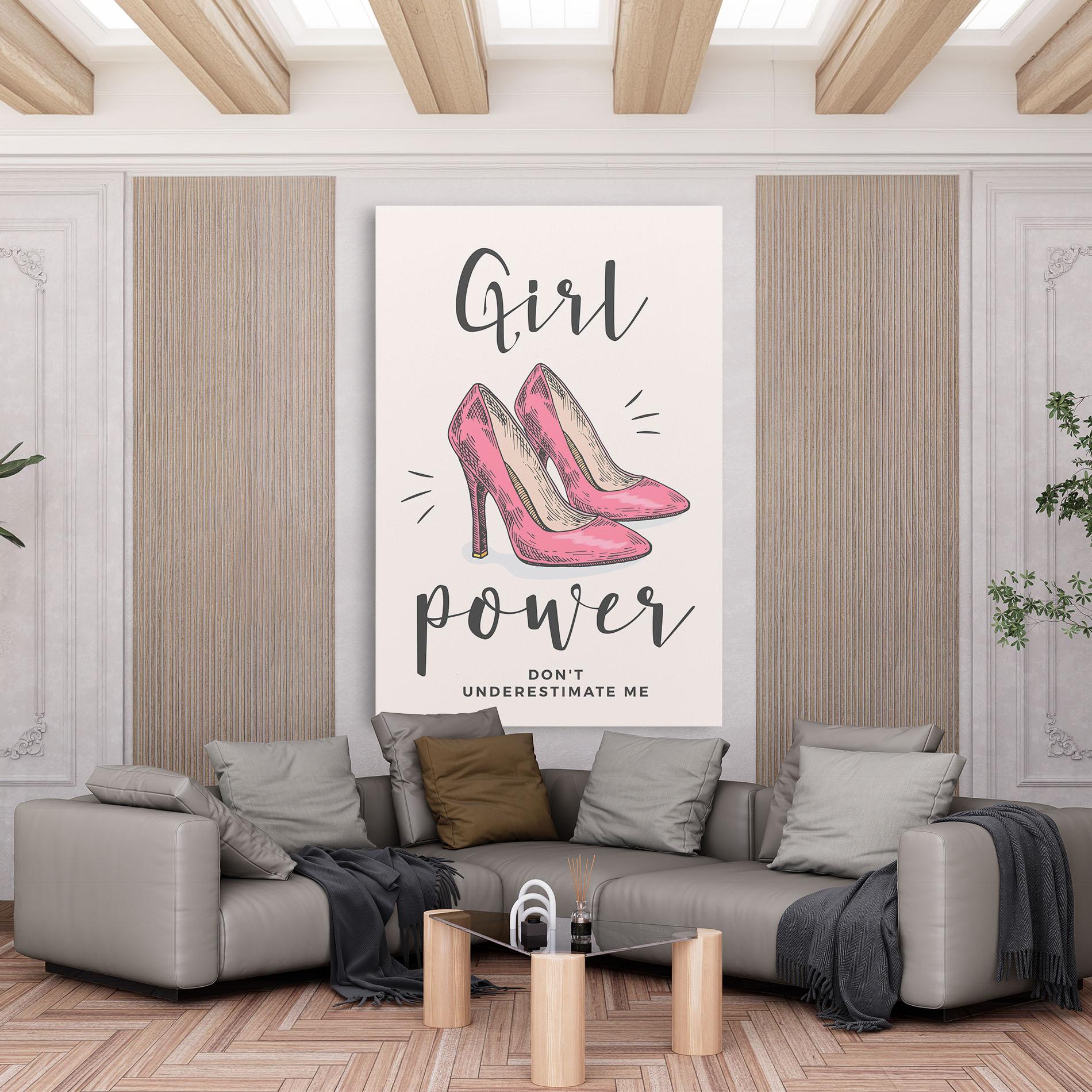 Картина на платно Girl Power mockup 6