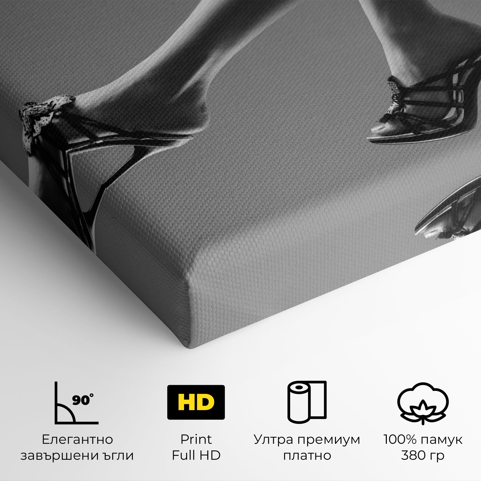 Black Shoes On Grey mockup 4