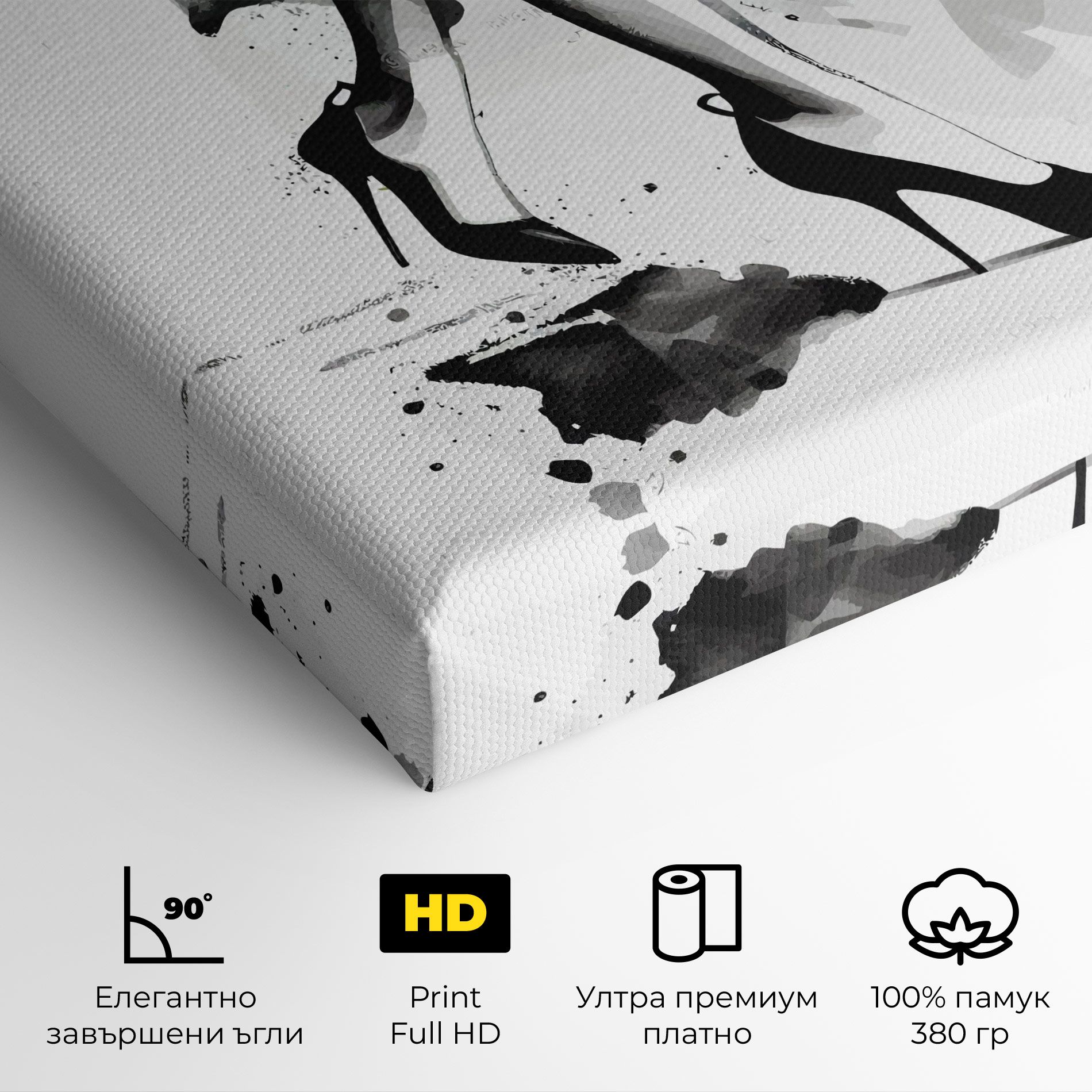 Watercolor Shoes mockup 4