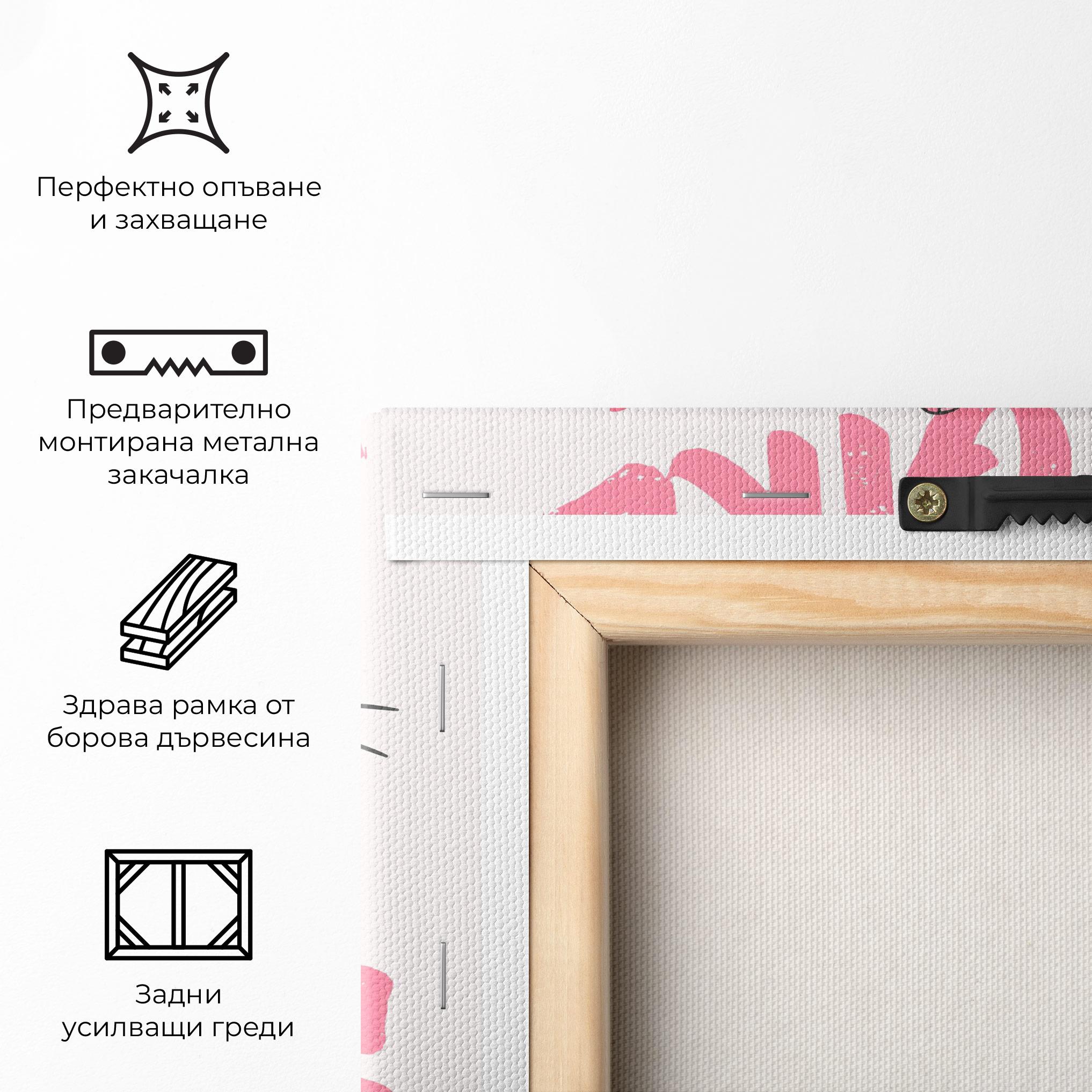 Картина на платно Girl Things mockup 5