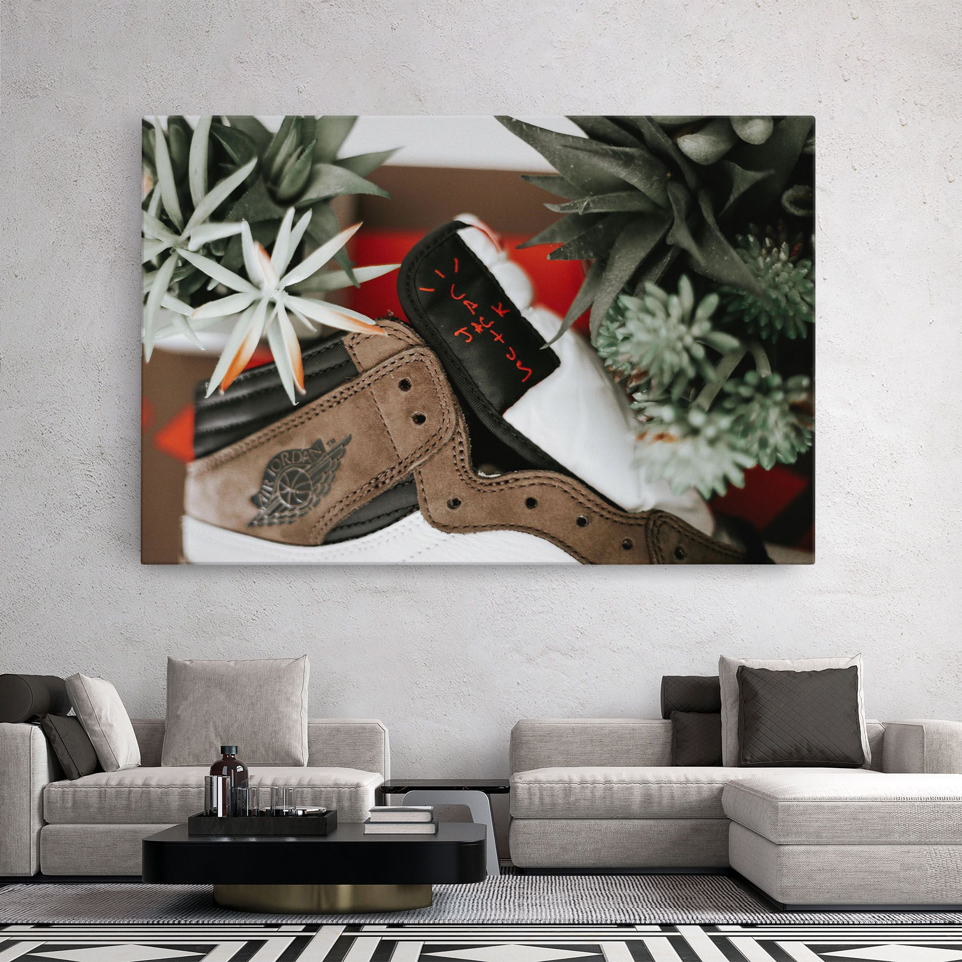 Brown Air Jordan mockup 2