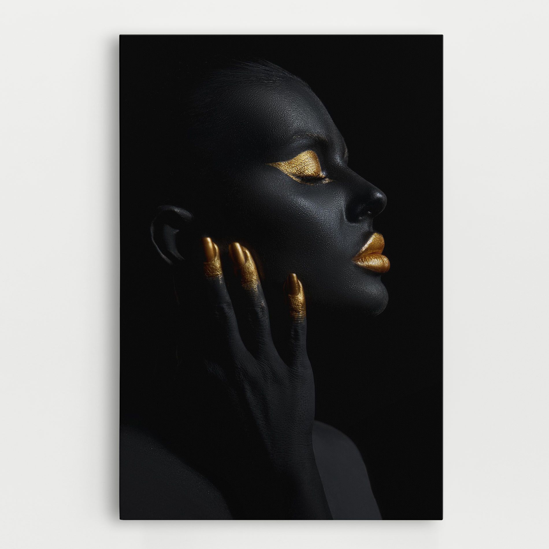 Gold Black Paint mockup 0