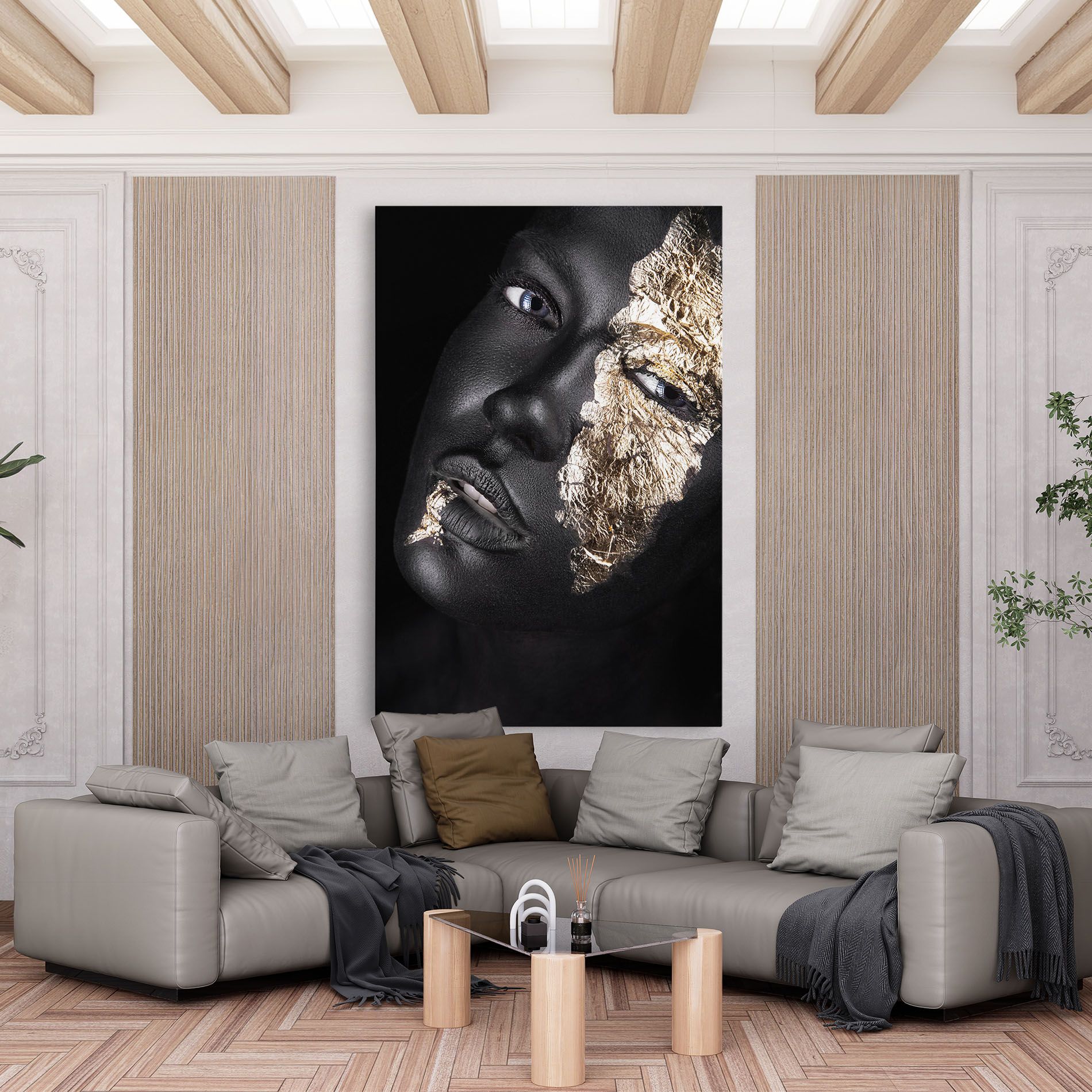 Grey Gold Makeup mockup 6