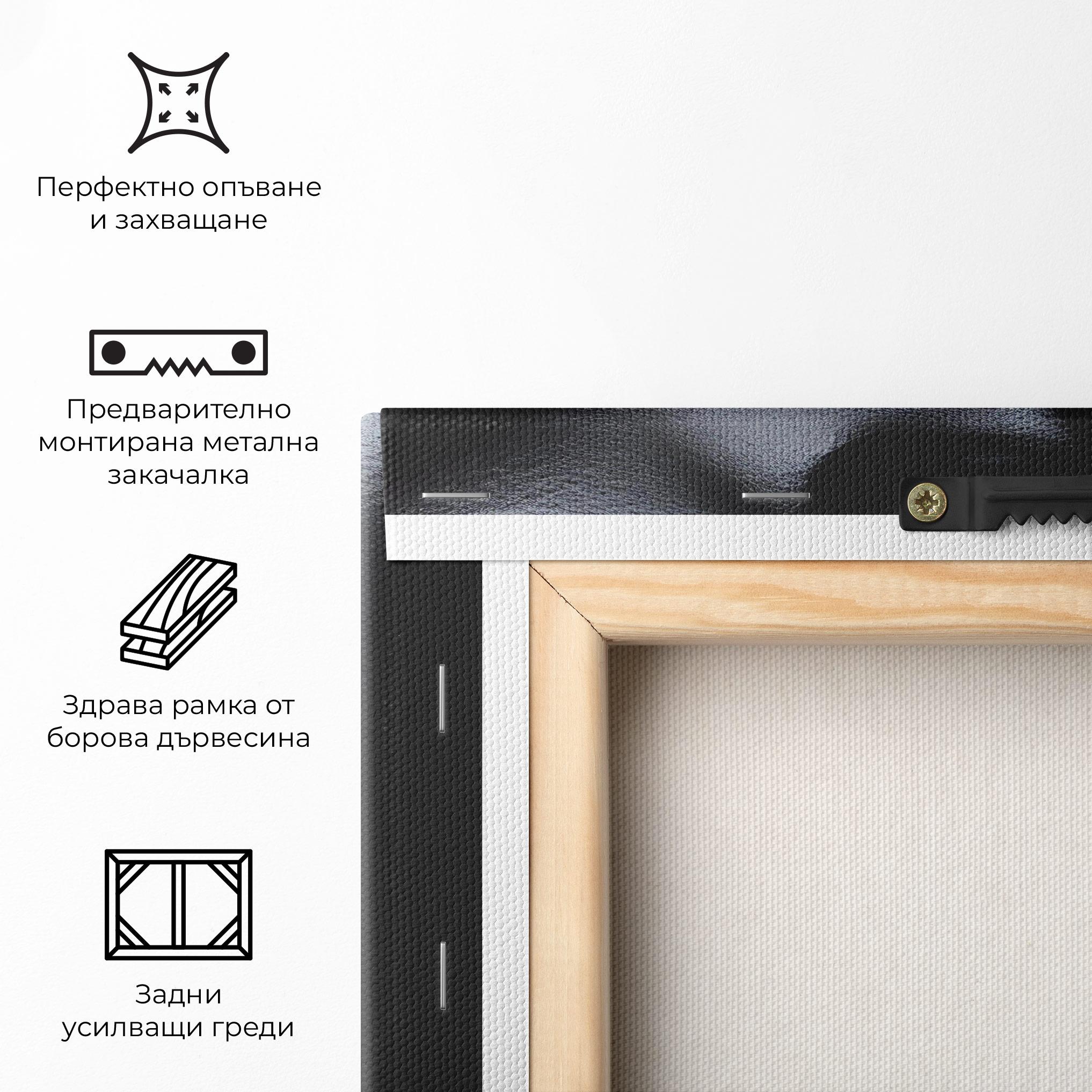 Картина на платно Gold Small Hand mockup 5