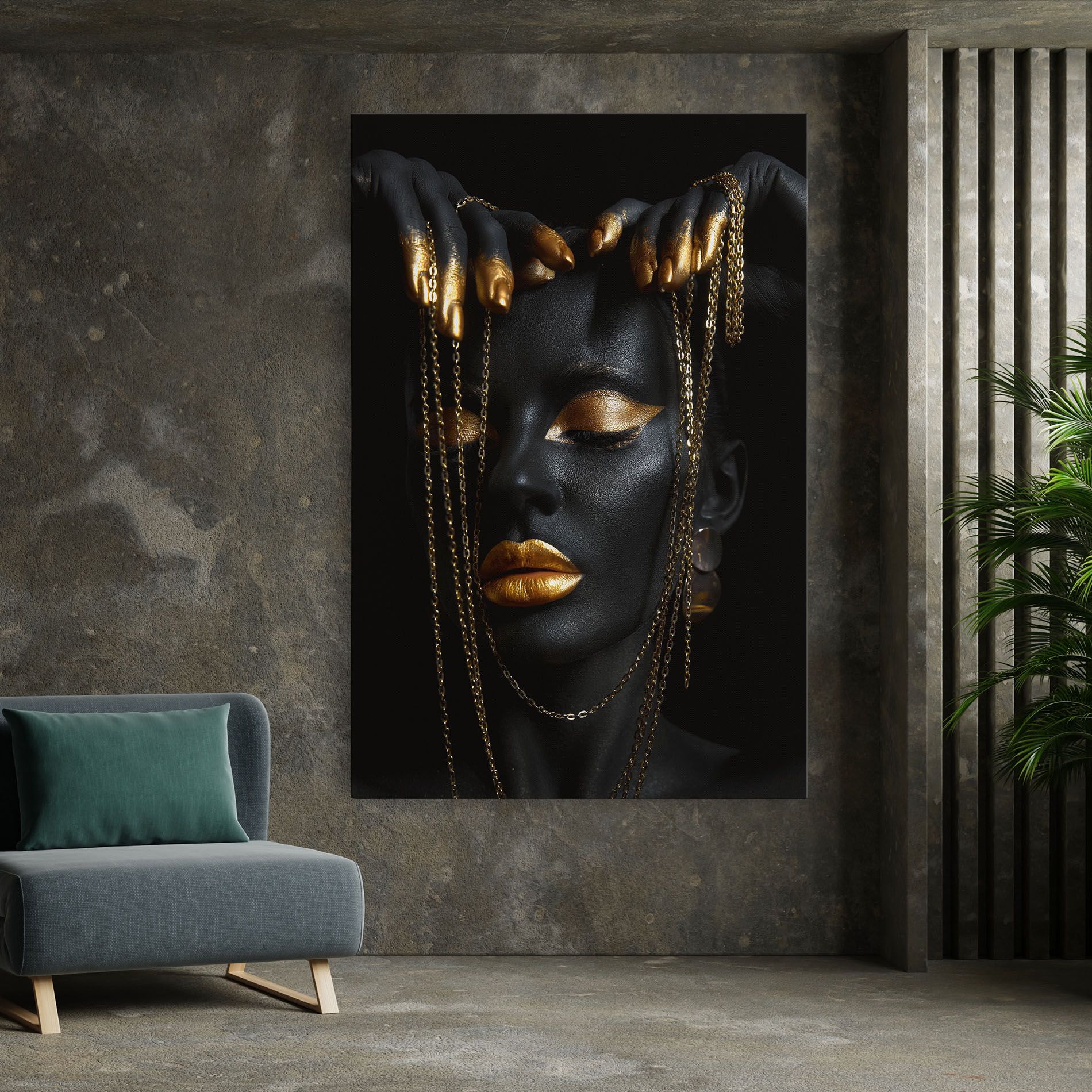Chain Gold Eyelids mockup 7