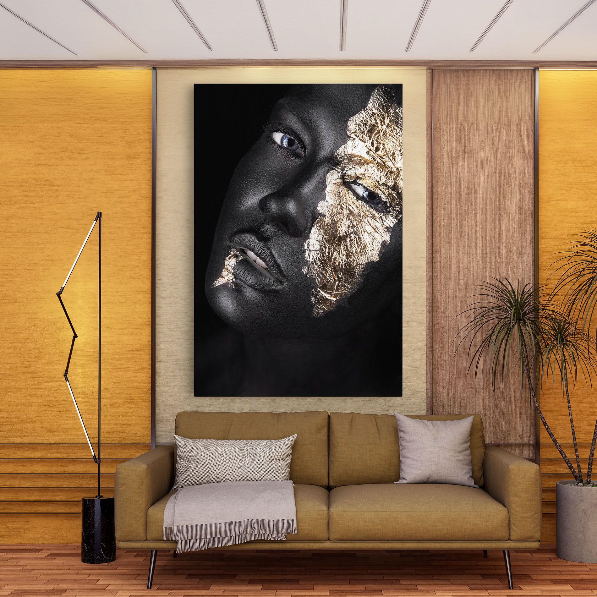 Grey Gold Makeup mockup 9