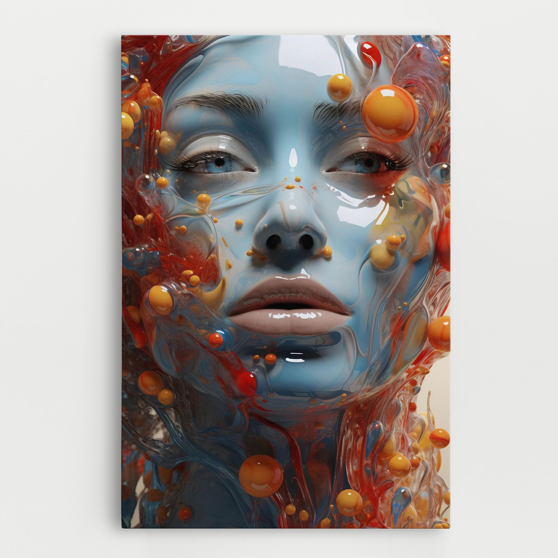 Pretty Blue Face mockup 0