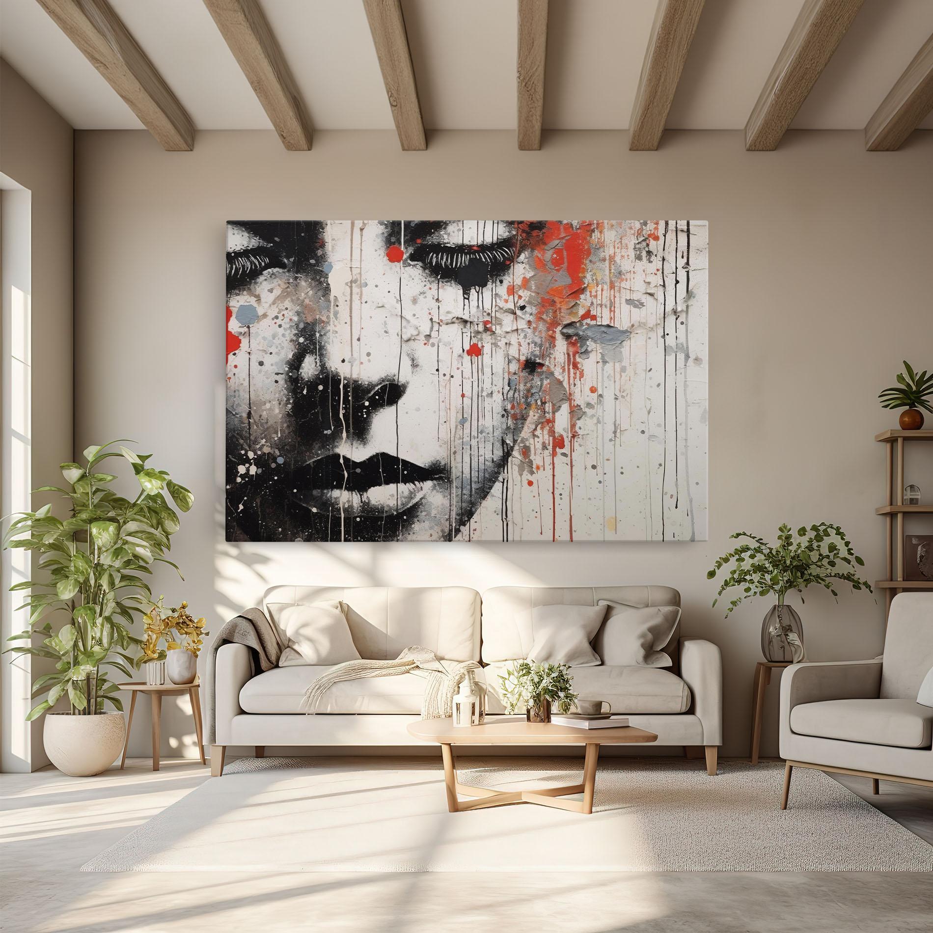 Картина на платно Ink Street Graffiti mockup 6