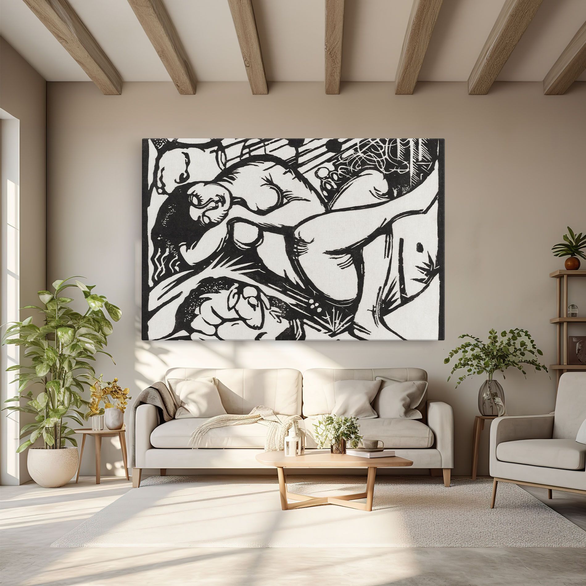 Woman Drawing mockup 6