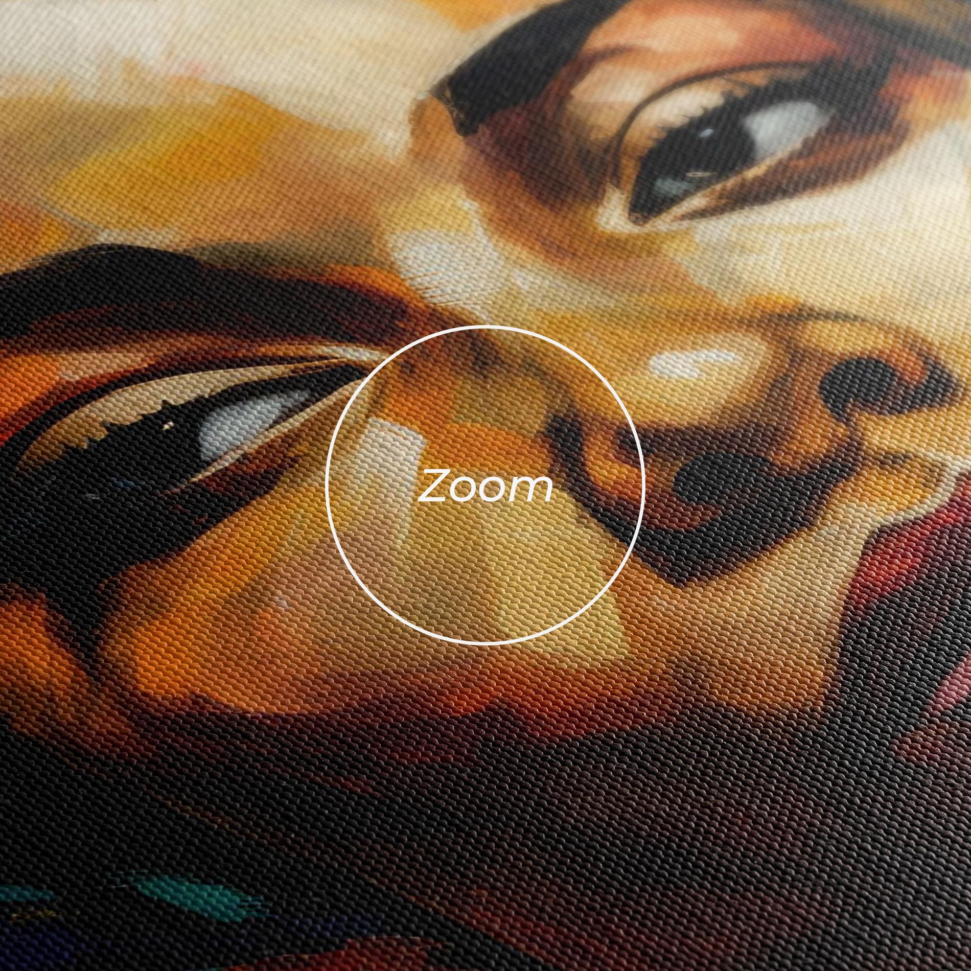 Картина на платно Enigmatic Expression mockup 3