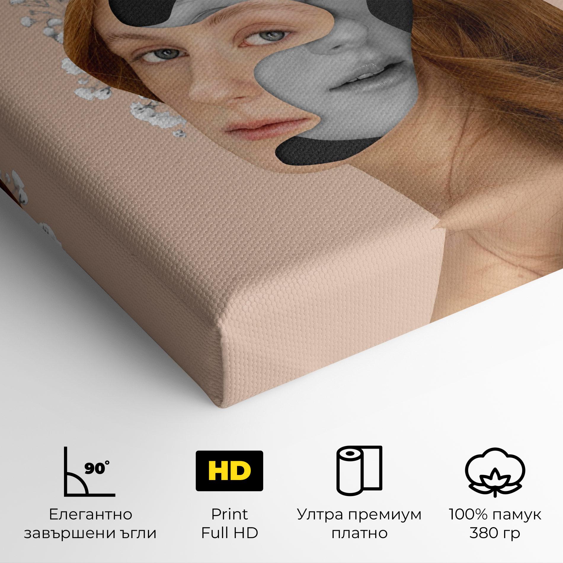 Картина на платно Abstract Combination mockup 4