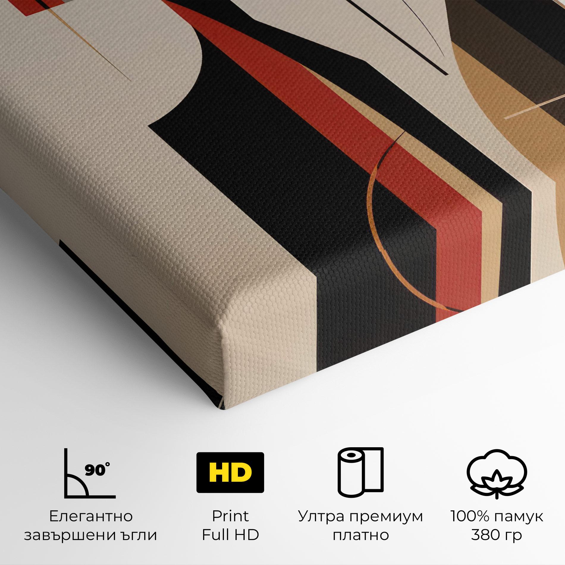 Картина на платно Abstract Couple Kissing mockup 4