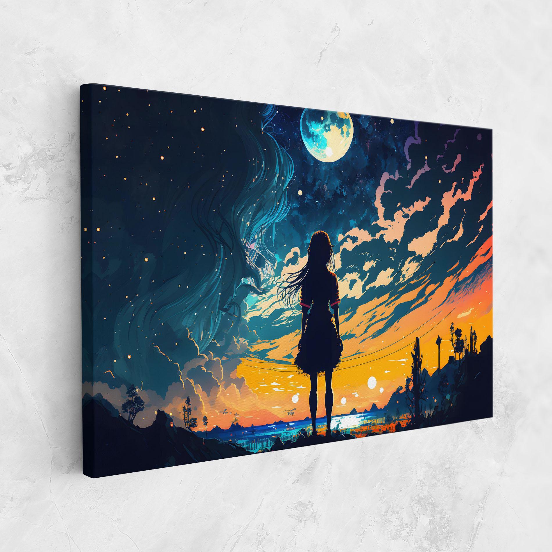 Картина на платно Mystical Woman Fairytale mockup 1