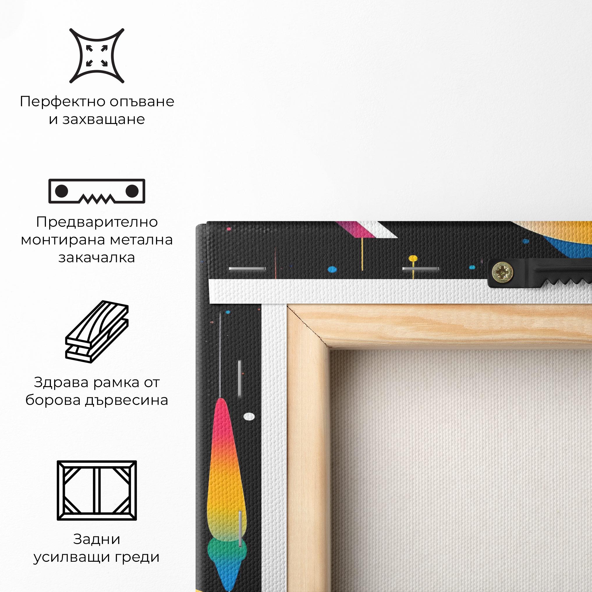 Картина на платно Dreamy Night Female mockup 5