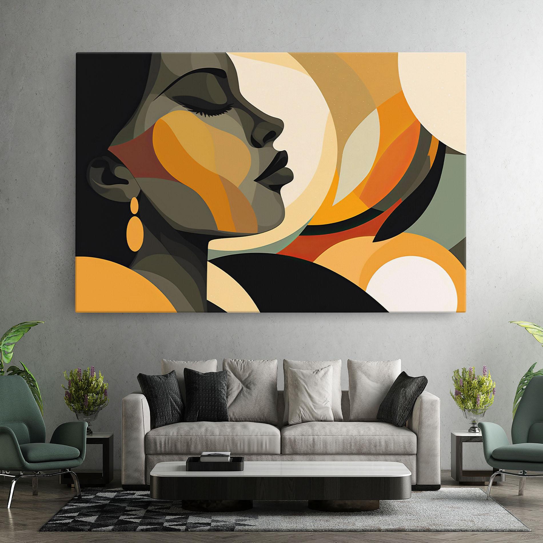 Картина на платно Dreamy Graphic Girl mockup 7