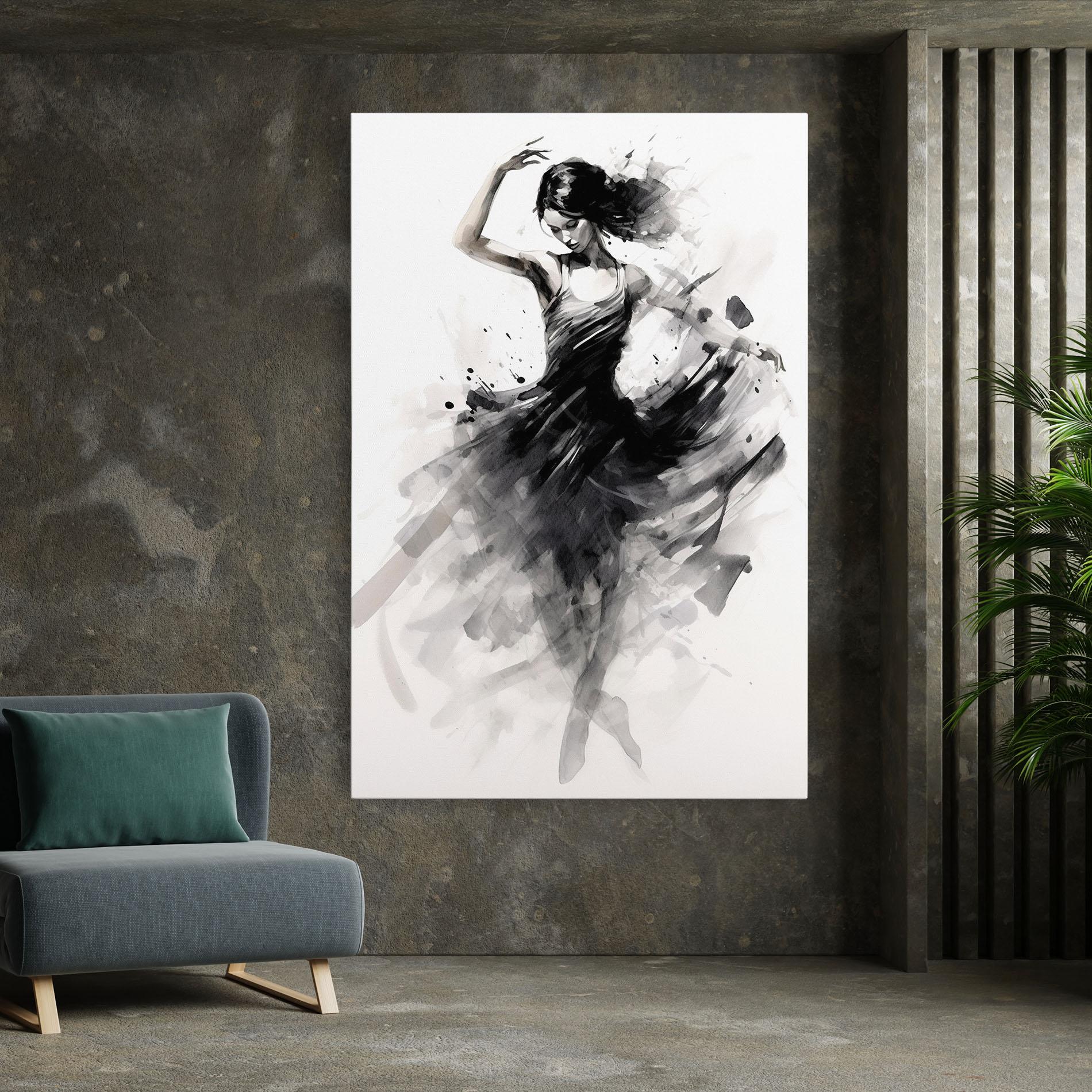 Картина на платно Dancing Woman mockup 7