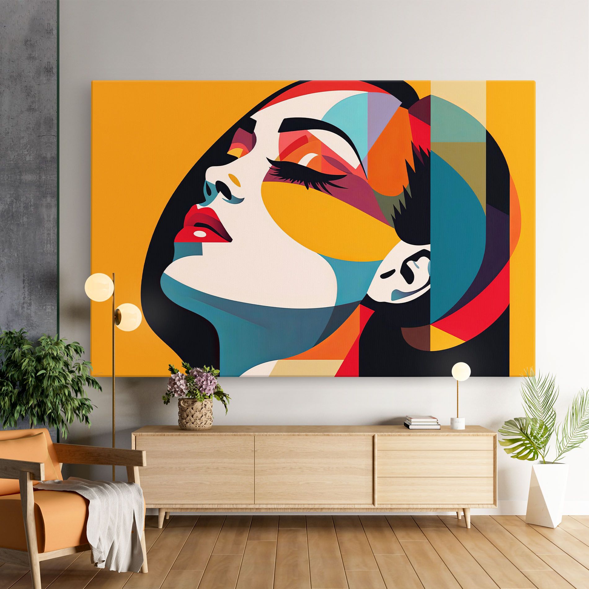 Dreamy Yellow Female mockup 9