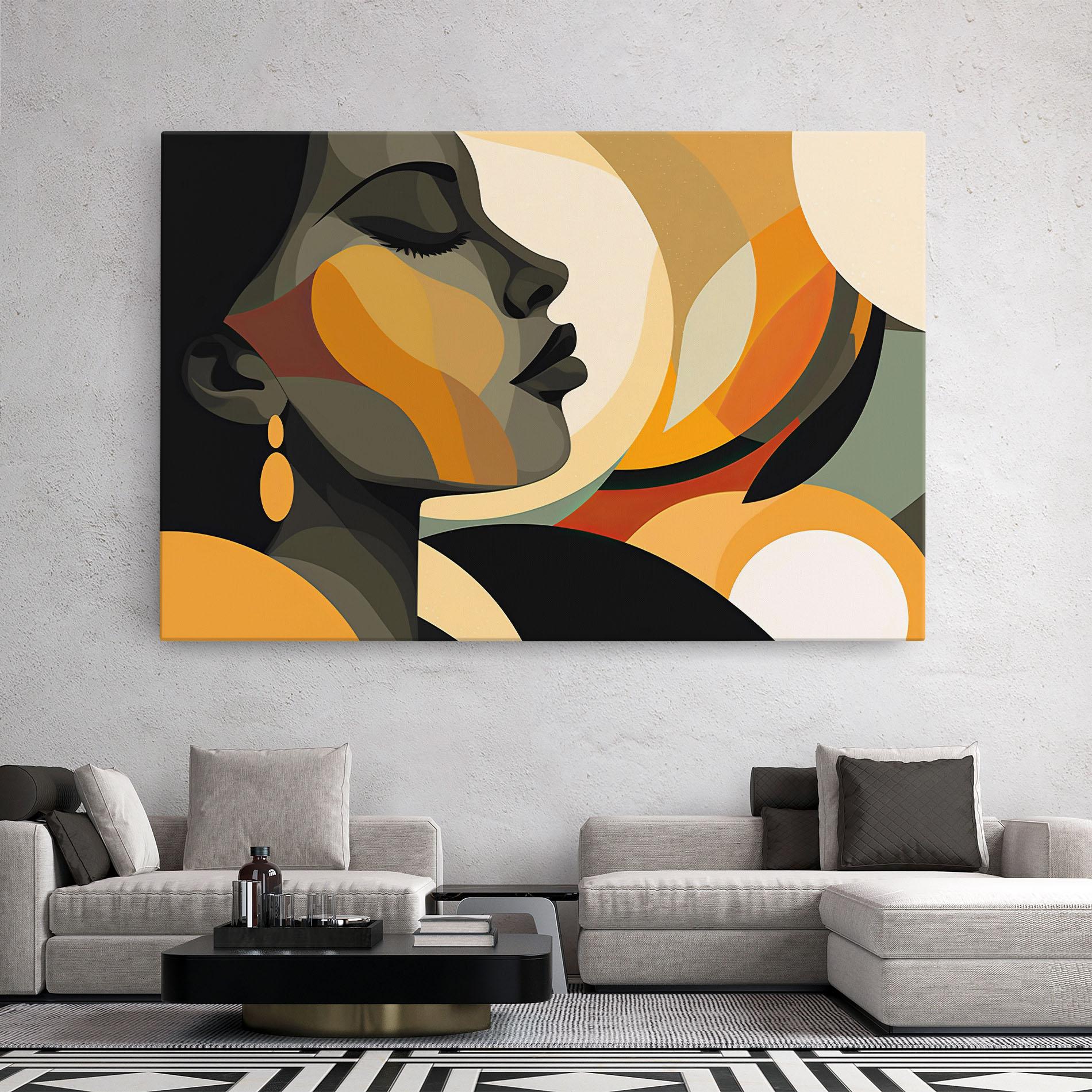 Картина на платно Dreamy Graphic Girl mockup 2