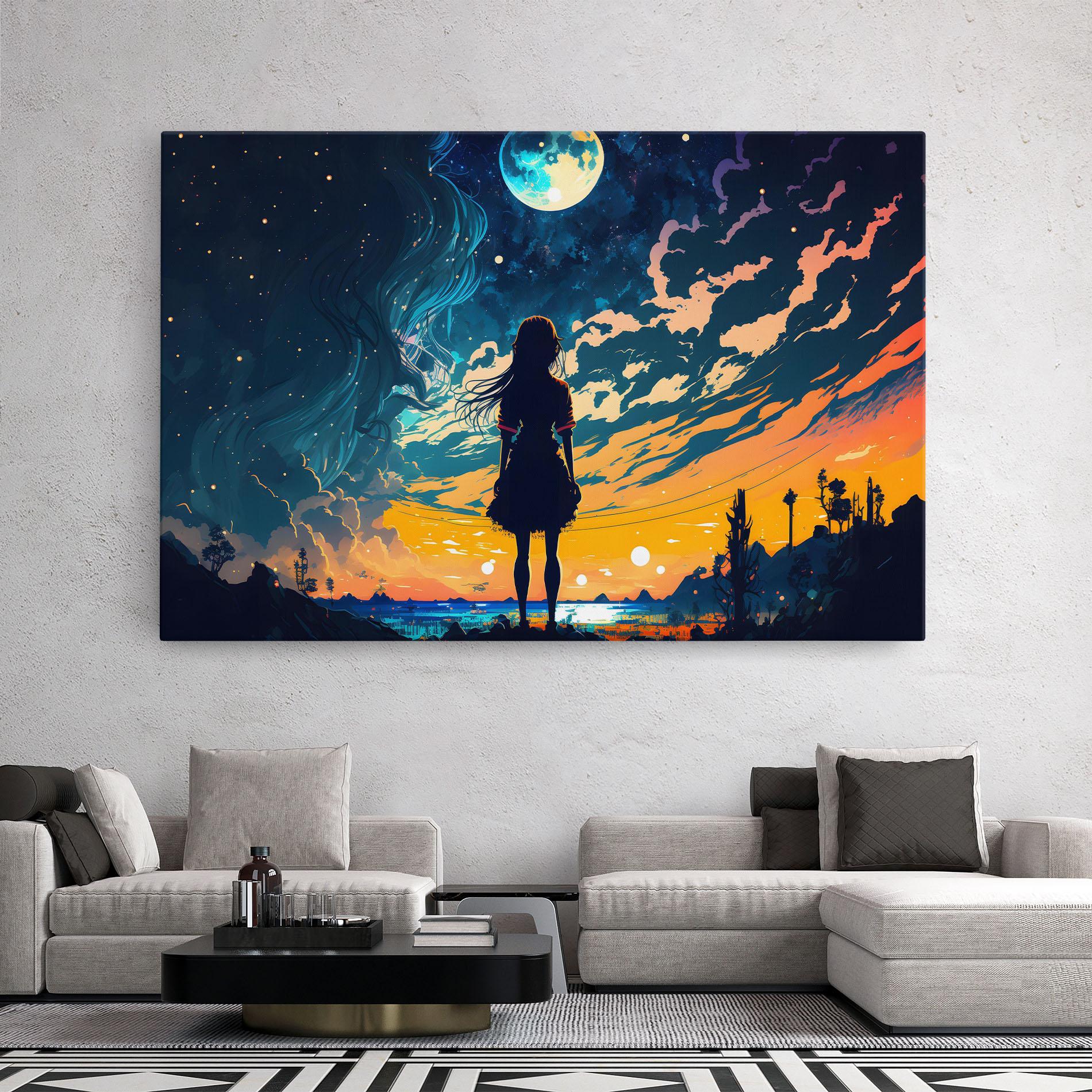 Картина на платно Mystical Woman Fairytale mockup 2