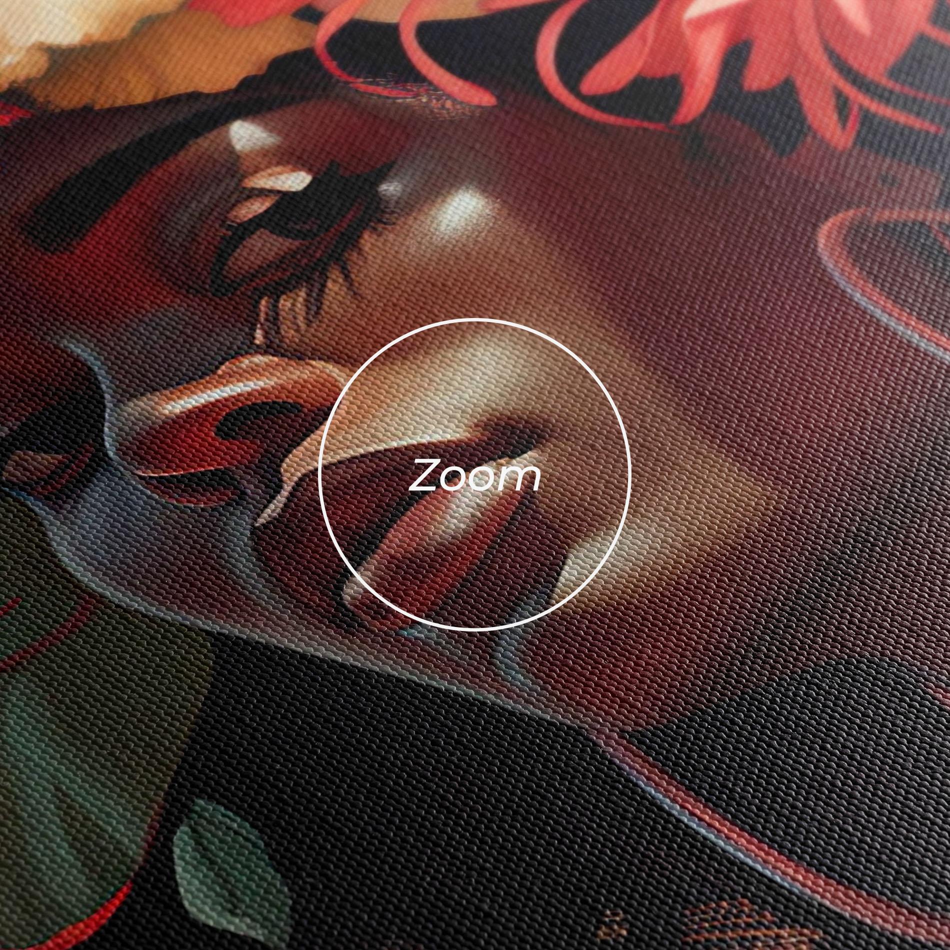 Картина на платно African Flower Woman mockup 3