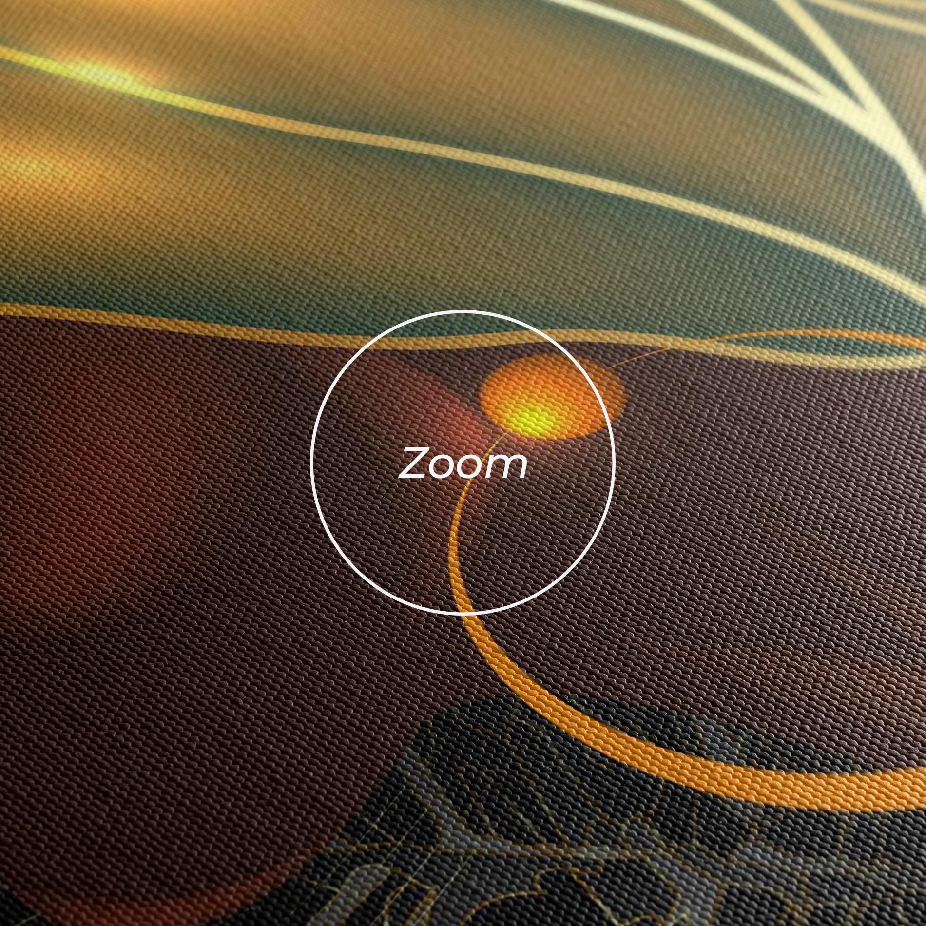 Картина на платно African Gold Leaf mockup 3