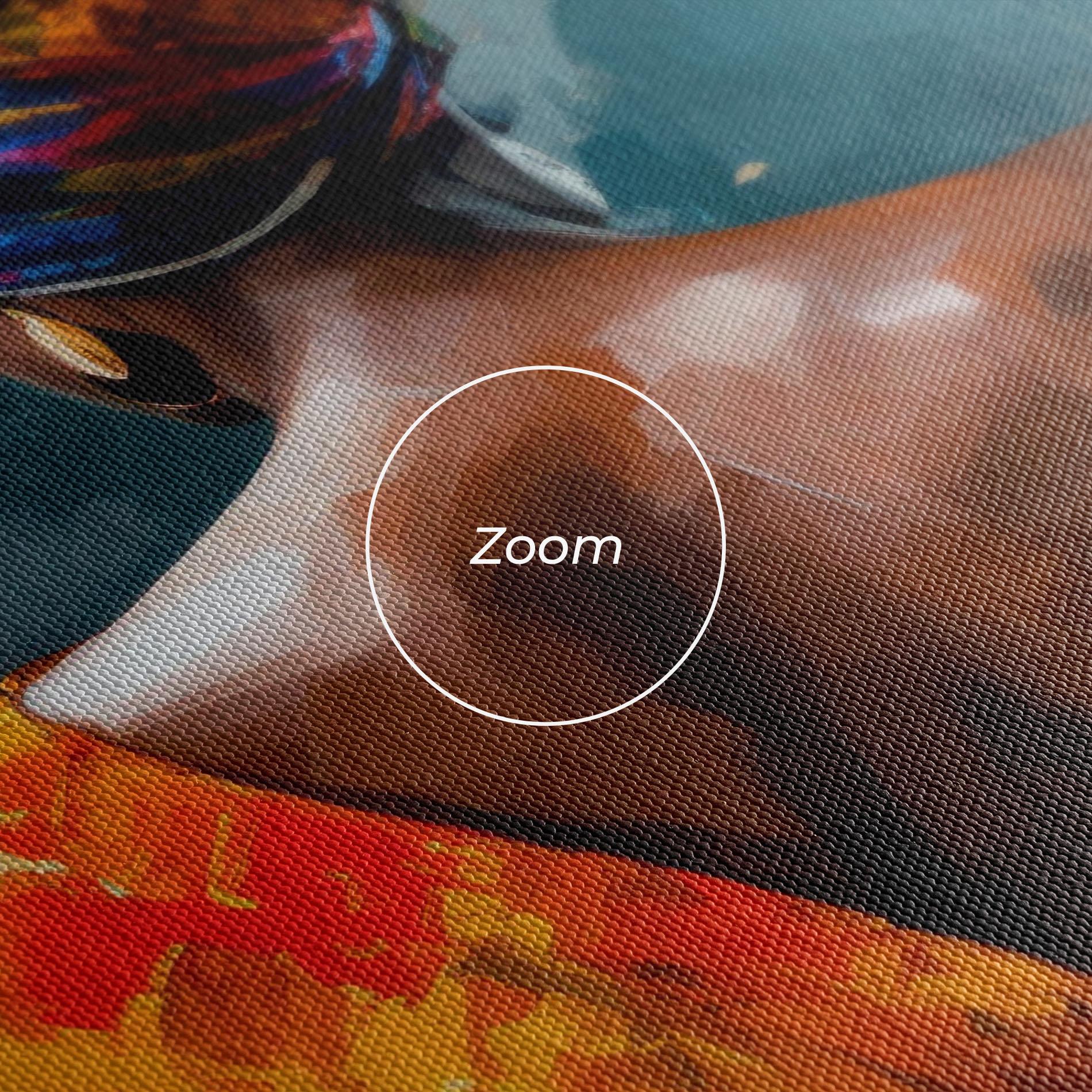 Картина на платно Colorful Turban Woman mockup 3