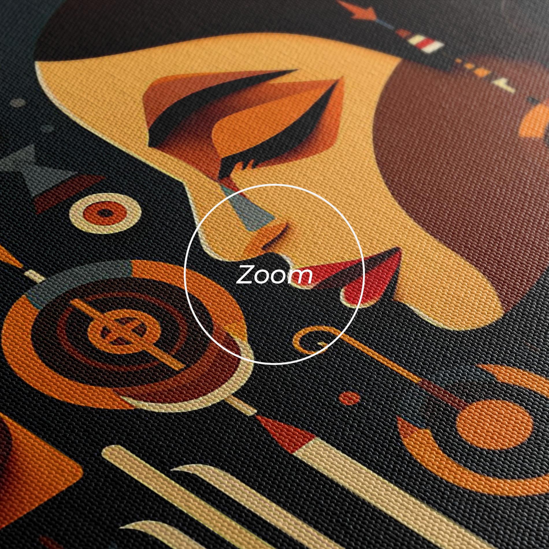 Картина на платно Old Cultural Elements mockup 3