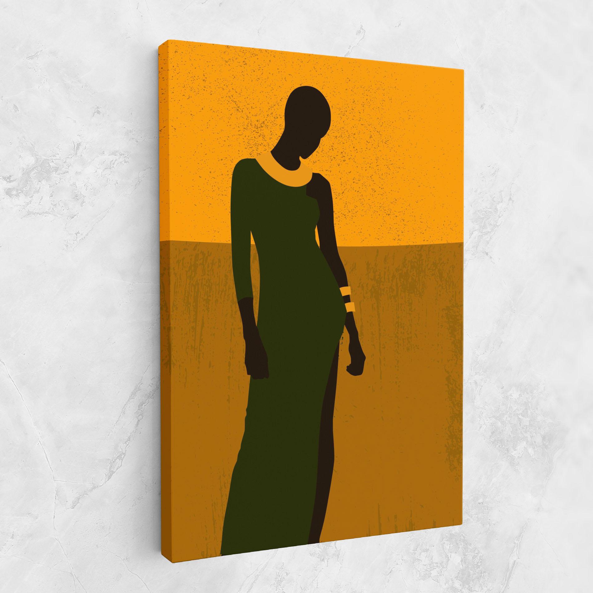 Картина на платно African Dress mockup 1