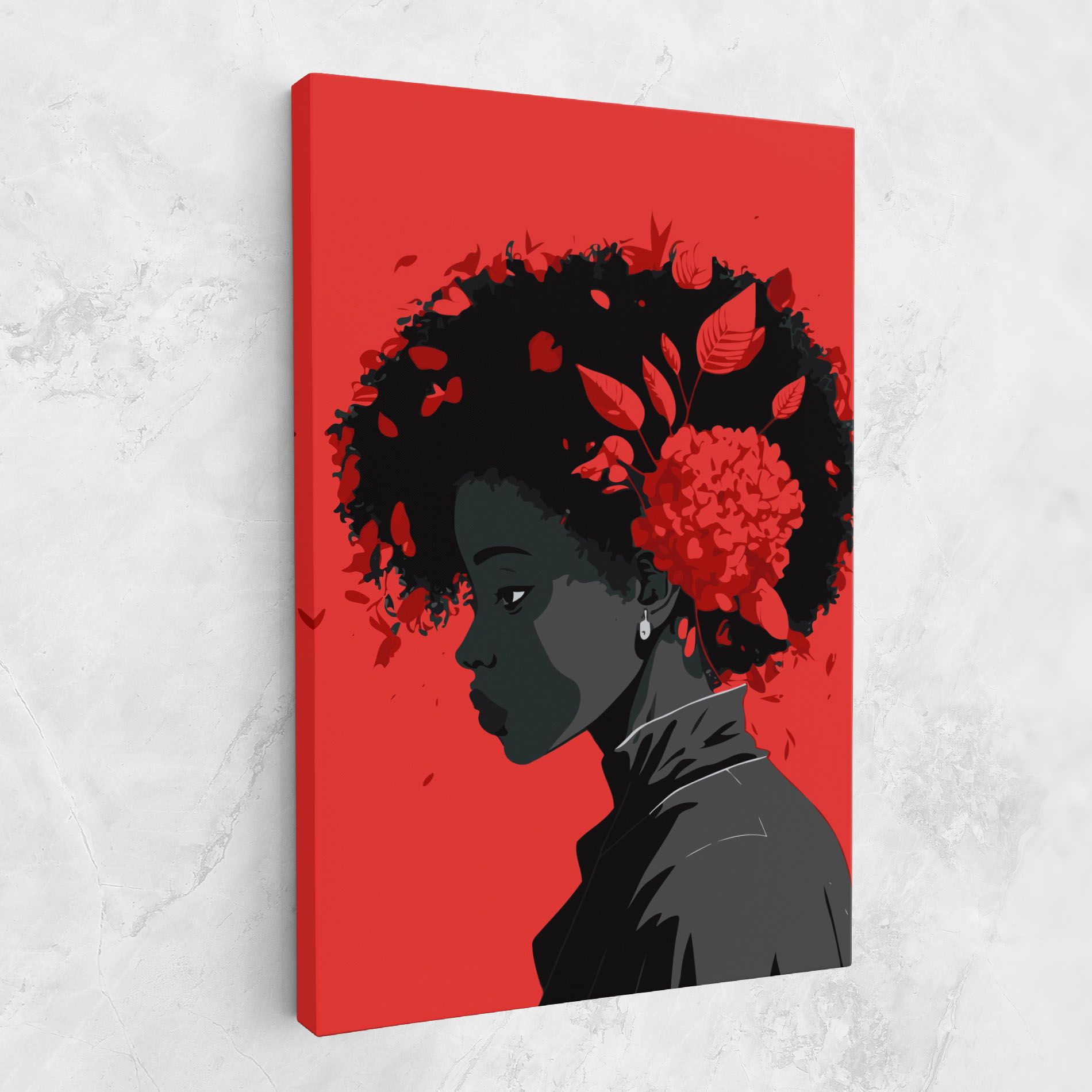 African Red Flower mockup 1