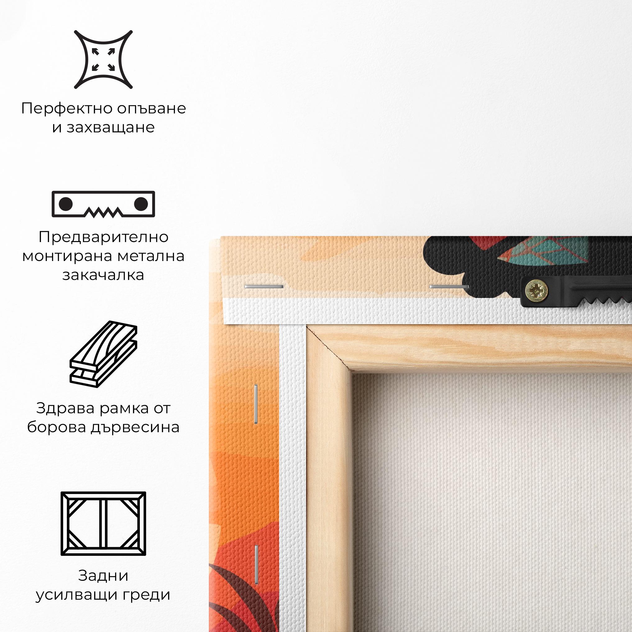 Картина на платно African Lady Art mockup 5