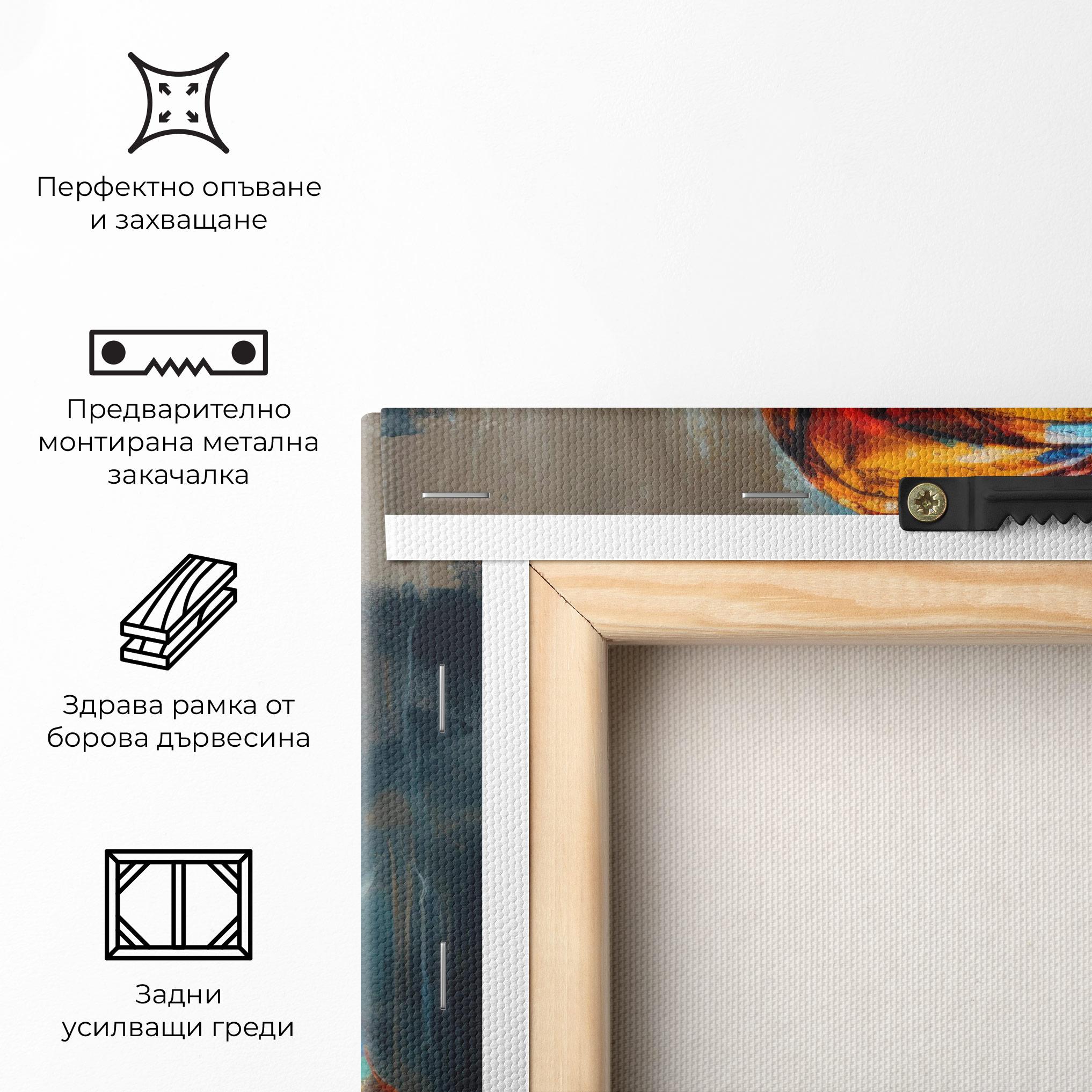 Картина на платно Colorful Turban Woman mockup 5