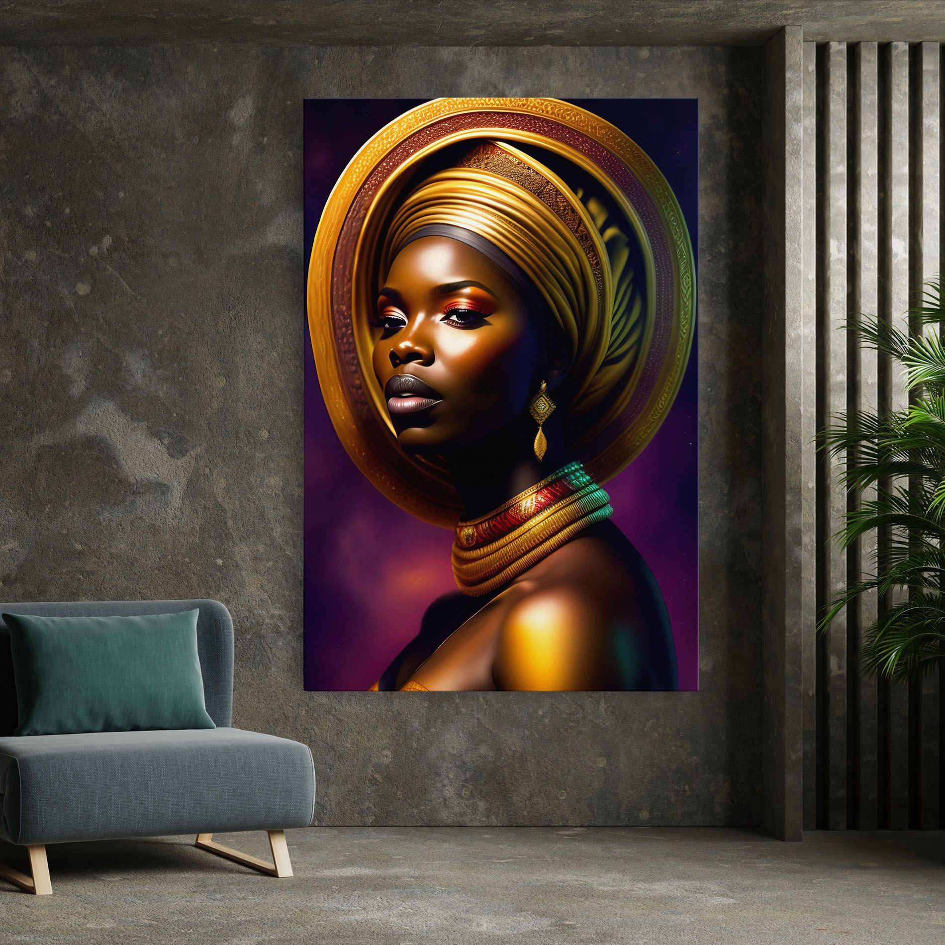 Golden Crown Woman mockup 7