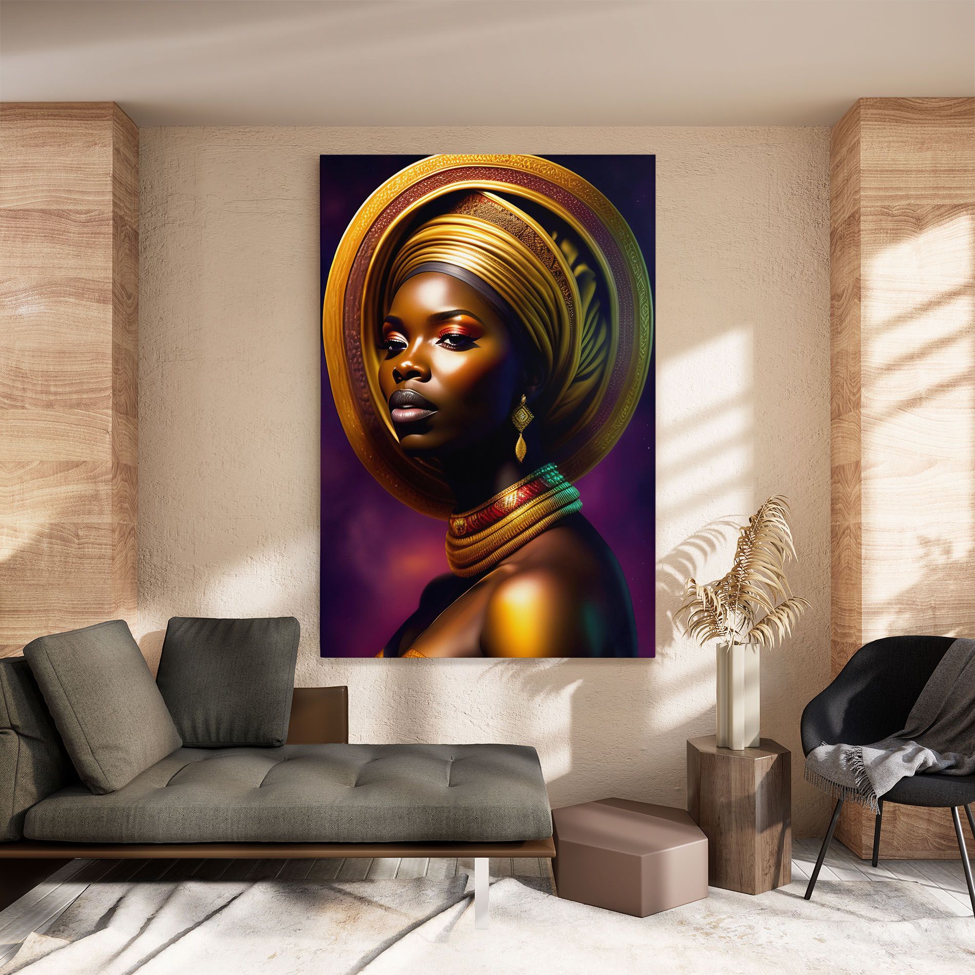 Golden Crown Woman mockup 8