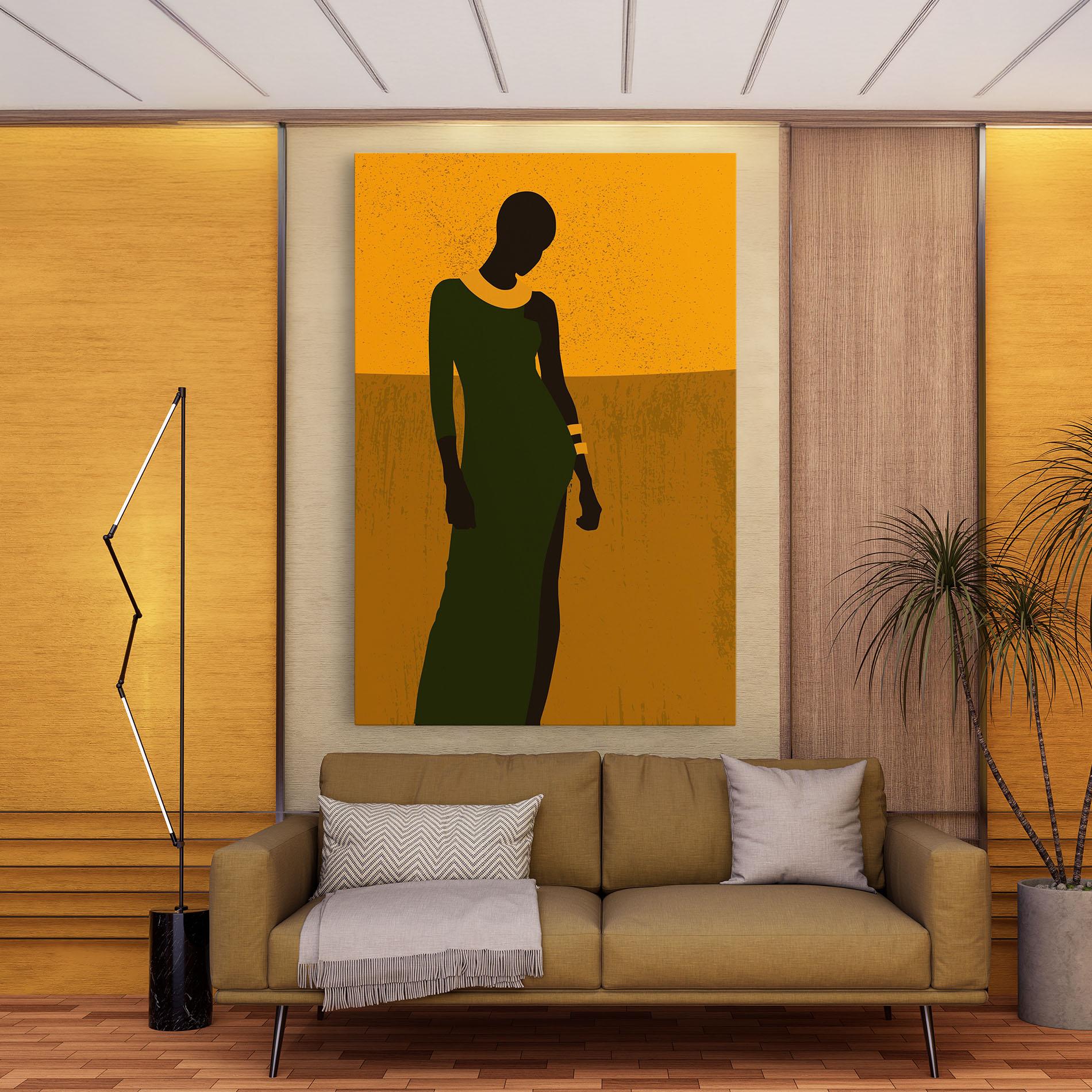 Картина на платно African Dress mockup 9