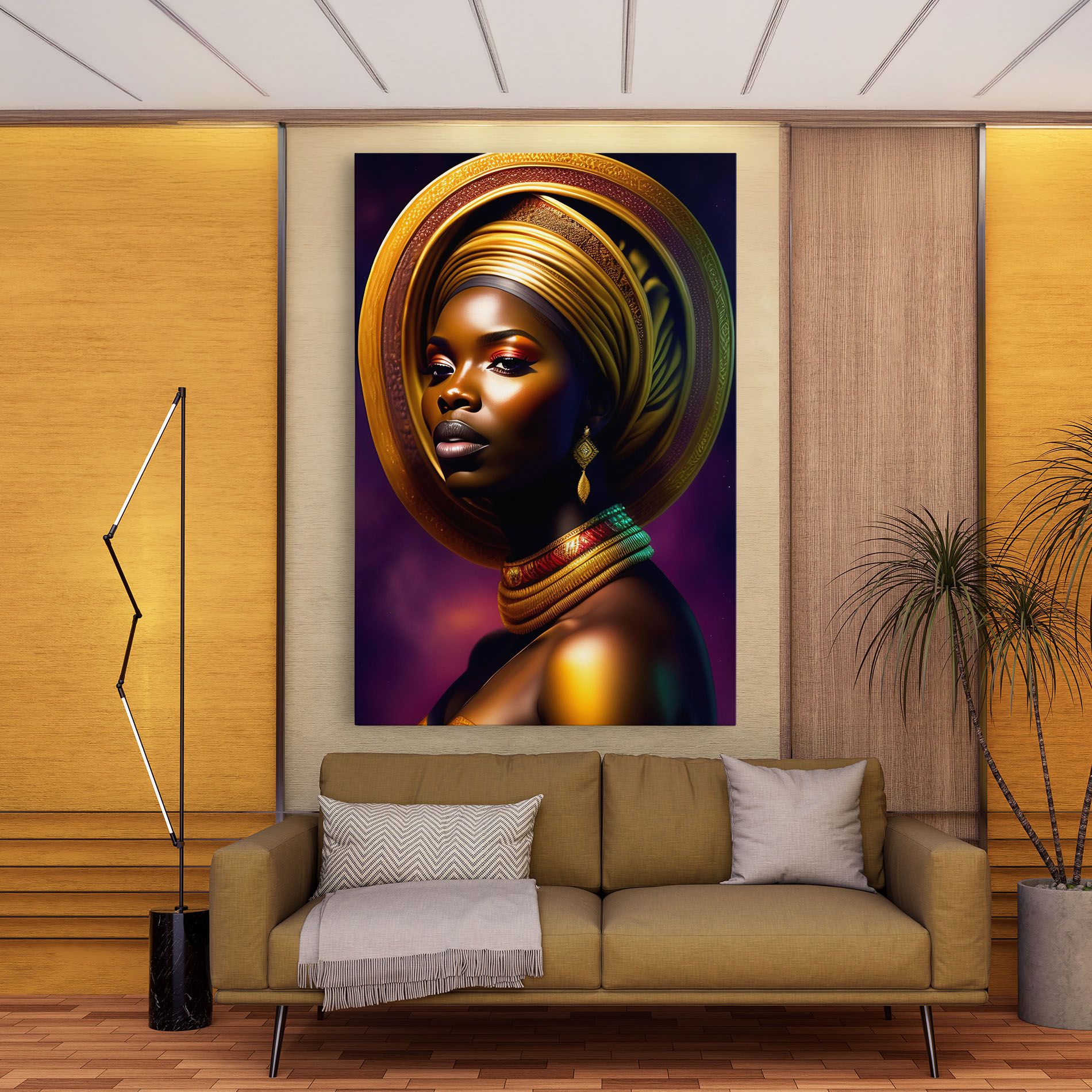 Golden Crown Woman mockup 9