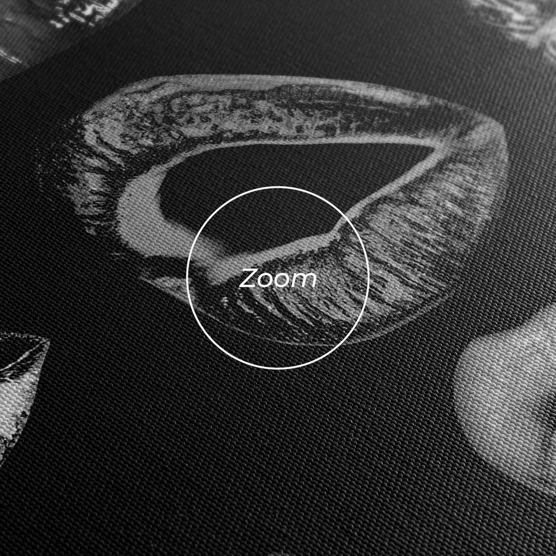 Картина на платно Grey Lips Collage mockup 3