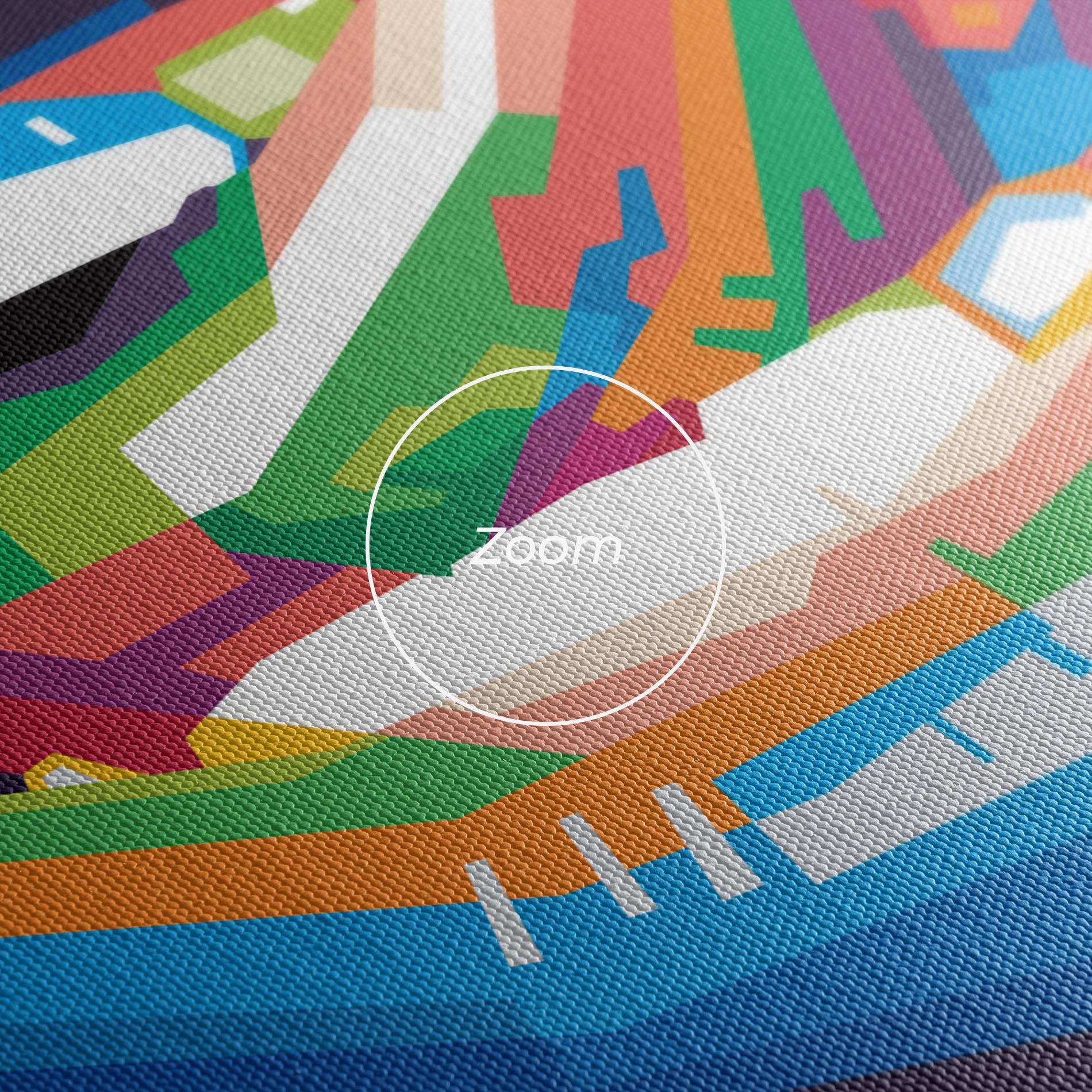 Картина на платно Lips Toungue mockup 3