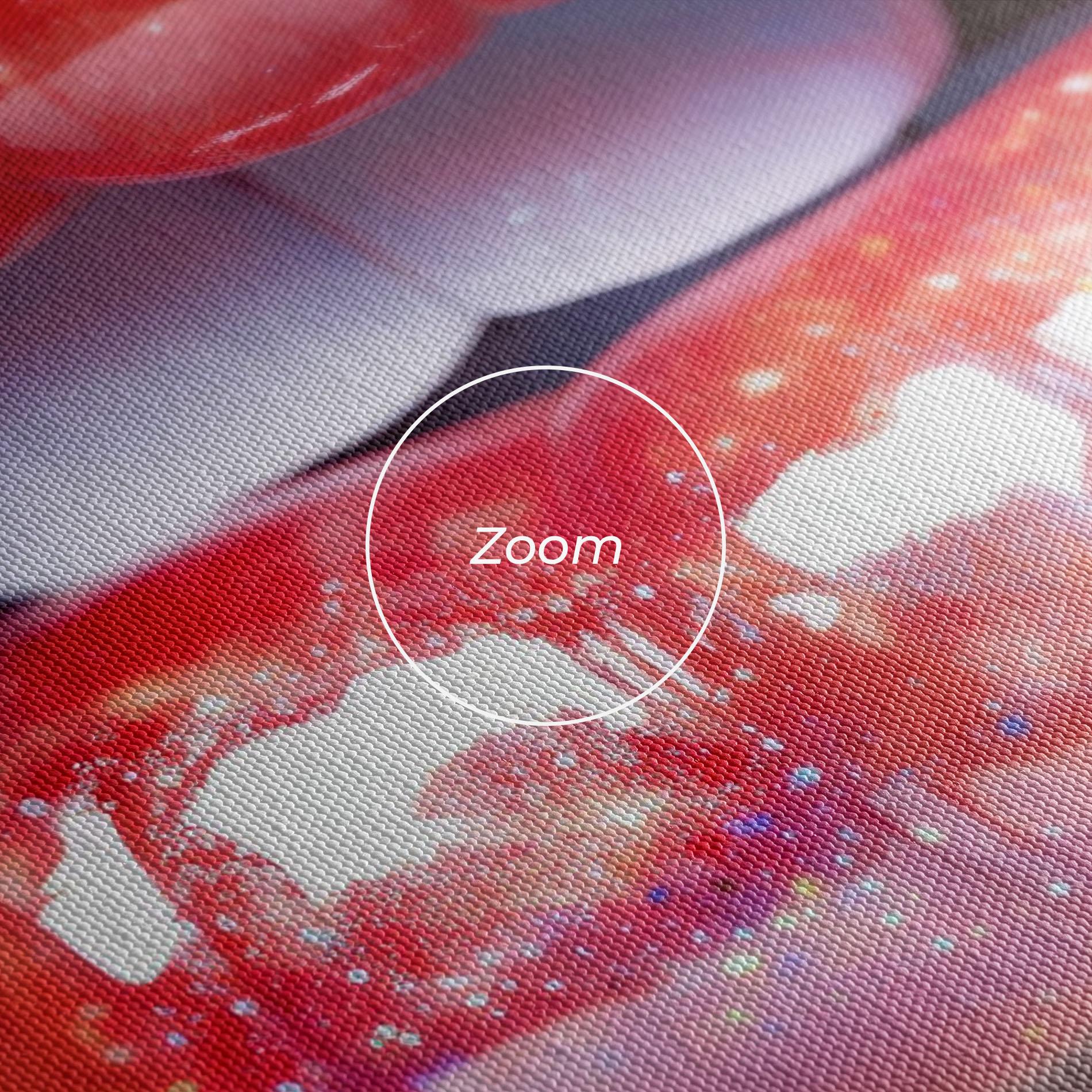 Картина на платно Red Pretty Lips mockup 3