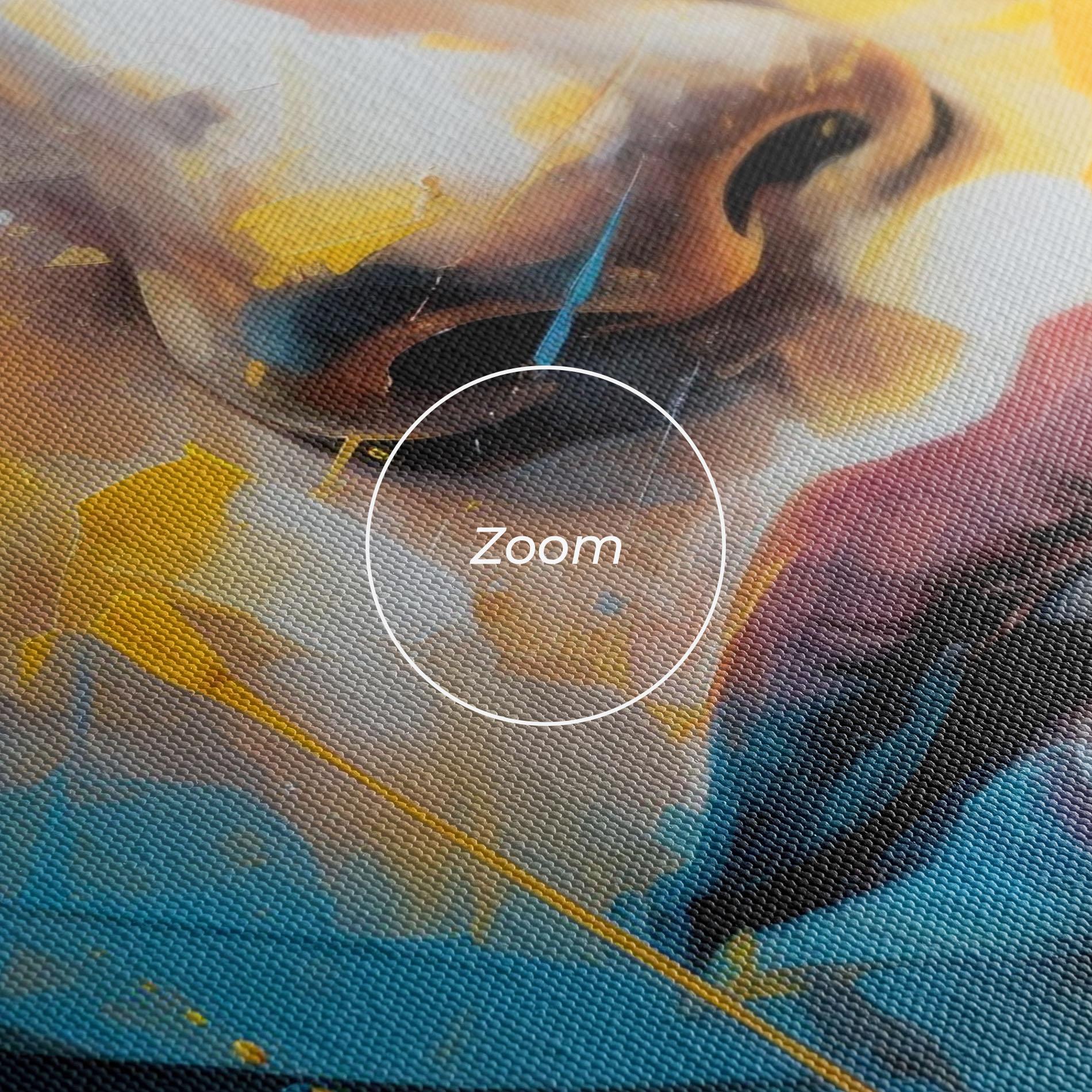 Картина на платно Woman Abstract Lips mockup 3