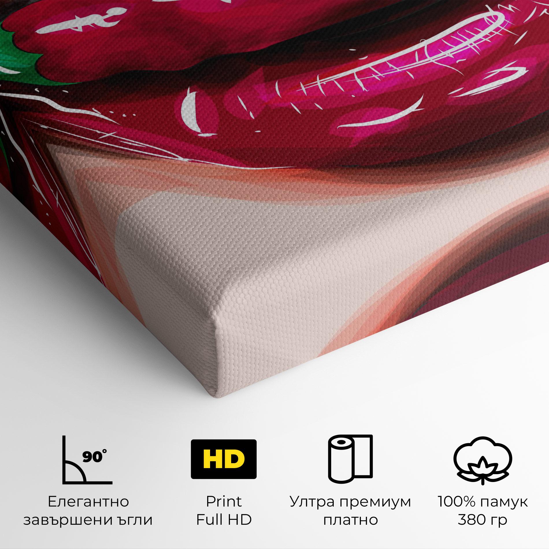 Картина на платно Chilli Lips mockup 4