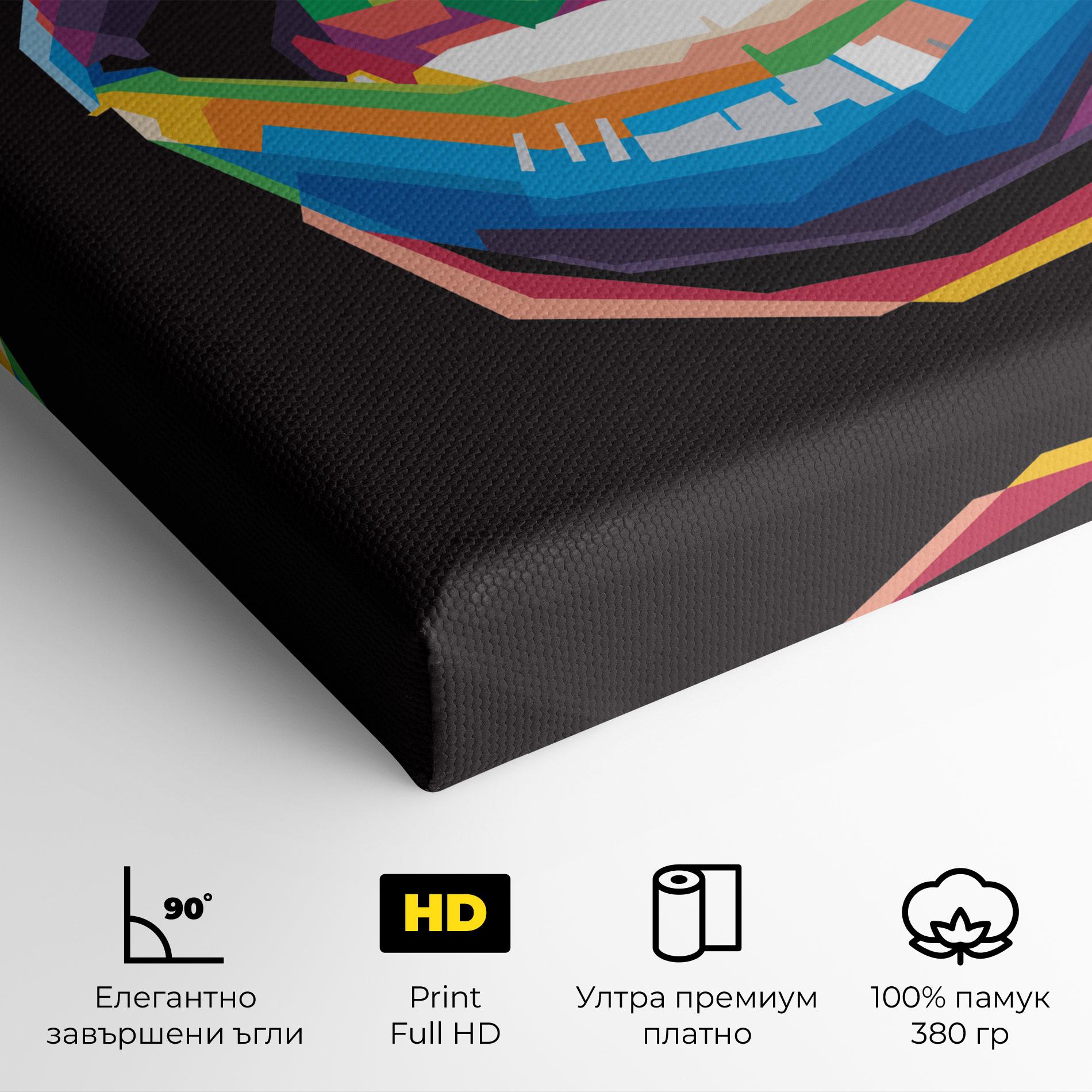 Картина на платно Lips Toungue mockup 4